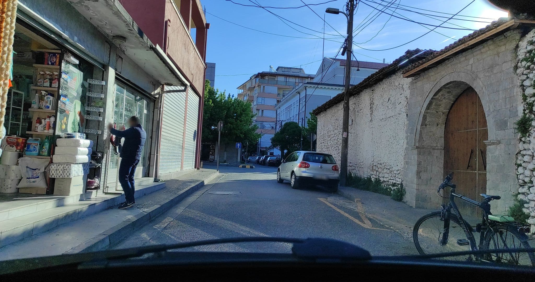 Street view near Shkodra Hostel, Shkodër — © denisju_osm (CC BY-SA · Mapillary)