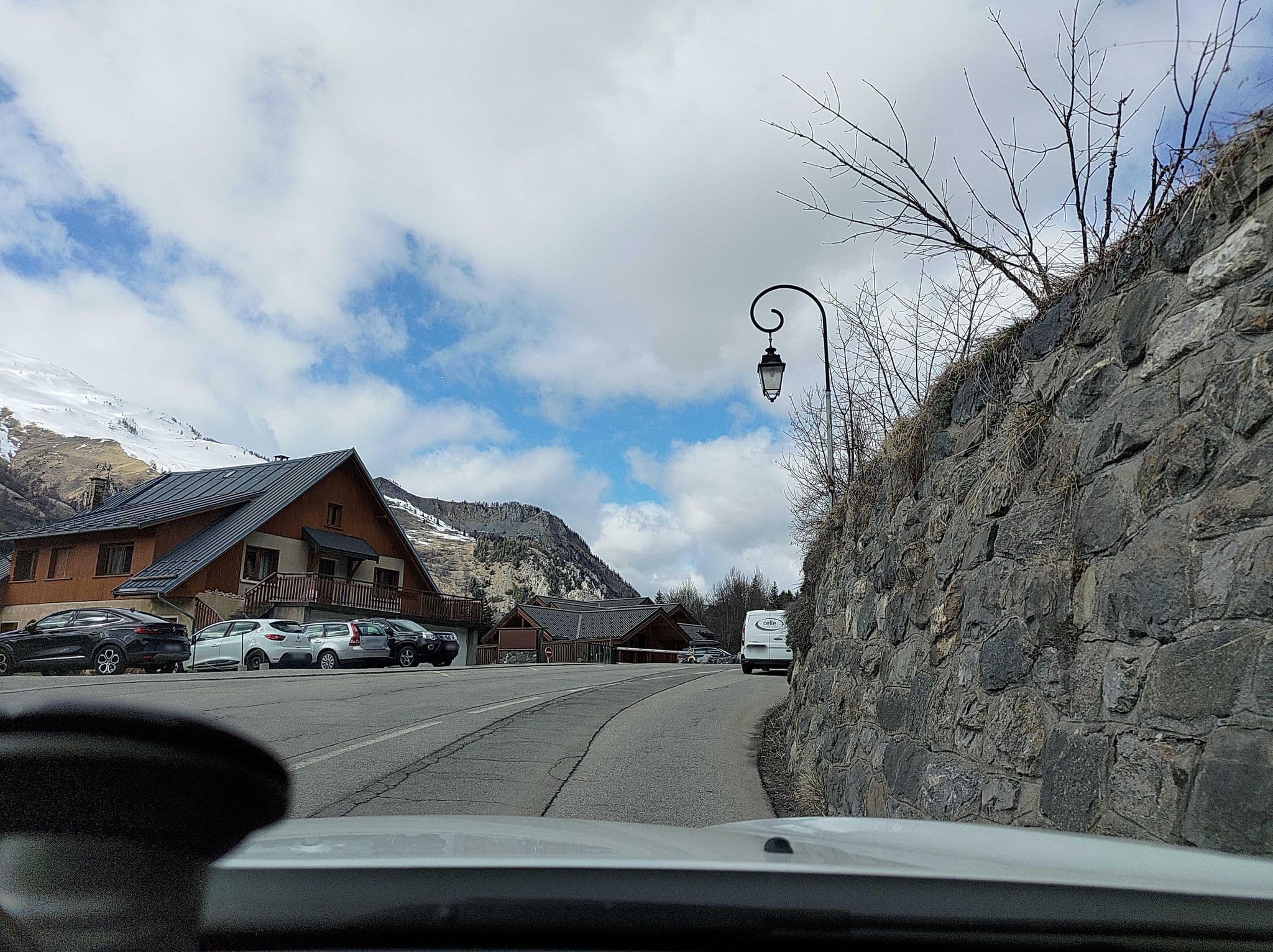 Street view near Le Clos Lodge, Valloire