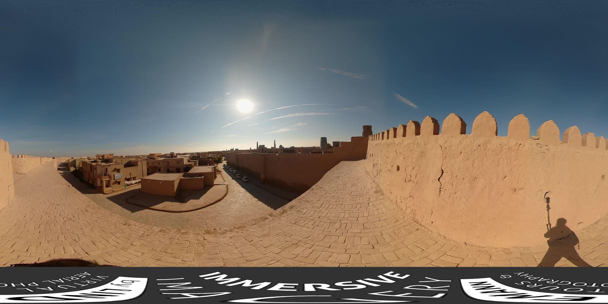 Street view near Khiva Bibimaryam, Xiva — © l1ndemann (CC BY-SA · Mapillary)