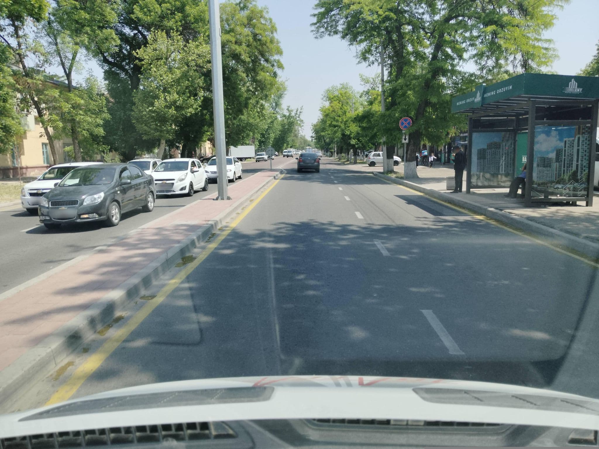 Street view near Harmony Hotel Tashkent, Bektemir — © Muhammadjon (CC BY-SA · Mapillary)
