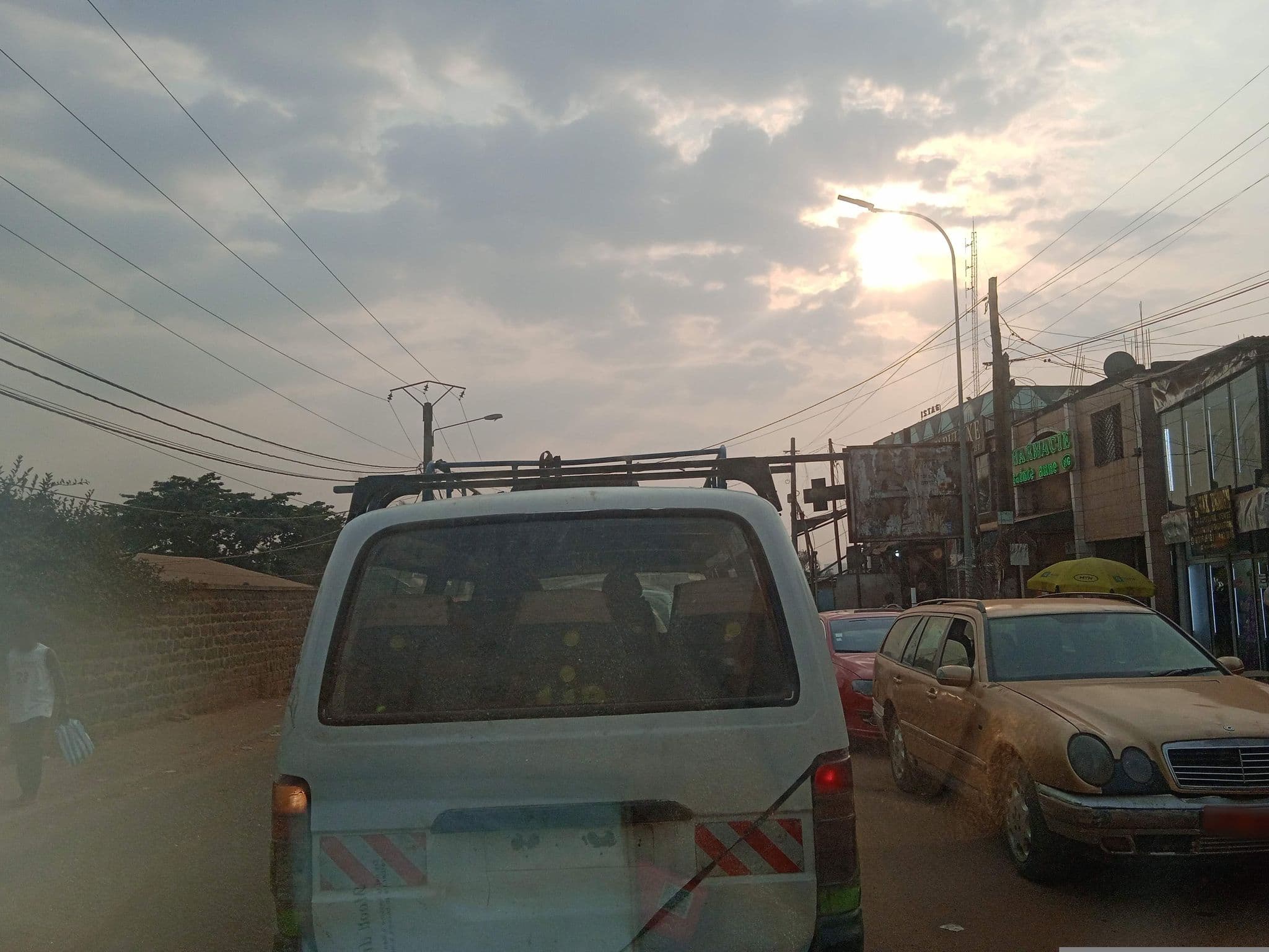 Street view near Hotel Jouvence Yaoundé, Yaoundé — © ArnoldNkwabong (CC BY-SA · Mapillary)