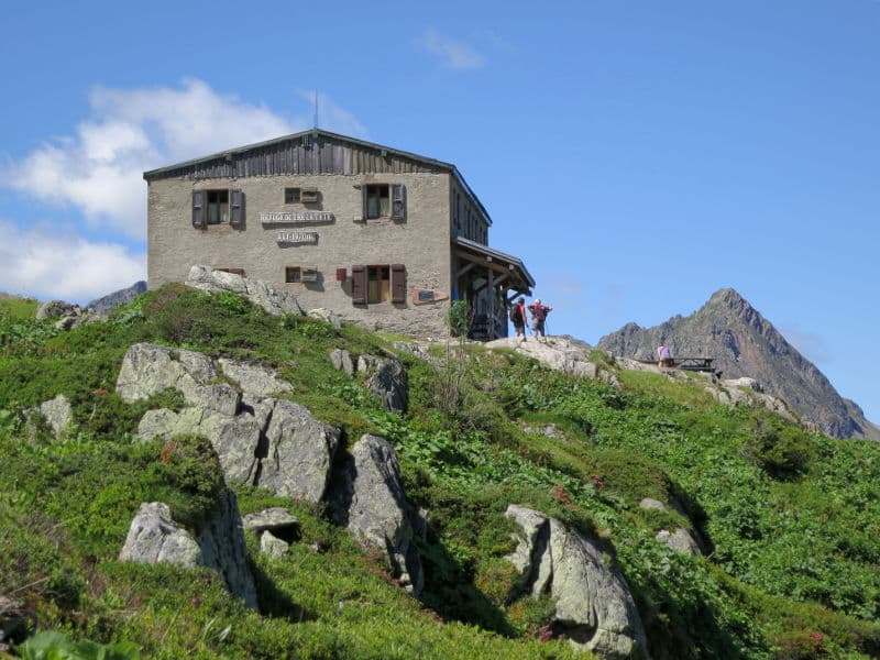 Refuge de Tré la Tête (via Wikimedia Commons, CC BY-SA 3.0)