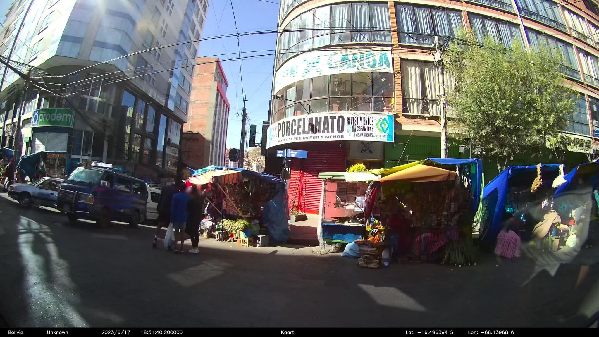 Street view near Muzungu B&B, La Paz — © kaart_2 (CC BY-SA · Mapillary)