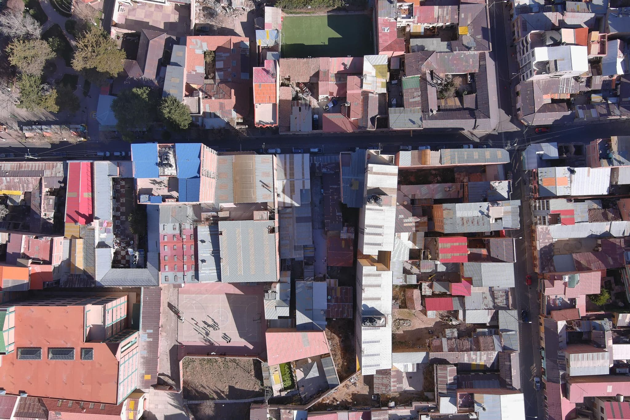Street view near Hostal Cla y Mor, Oruro — © rodolfovar (CC BY-SA · Mapillary)
