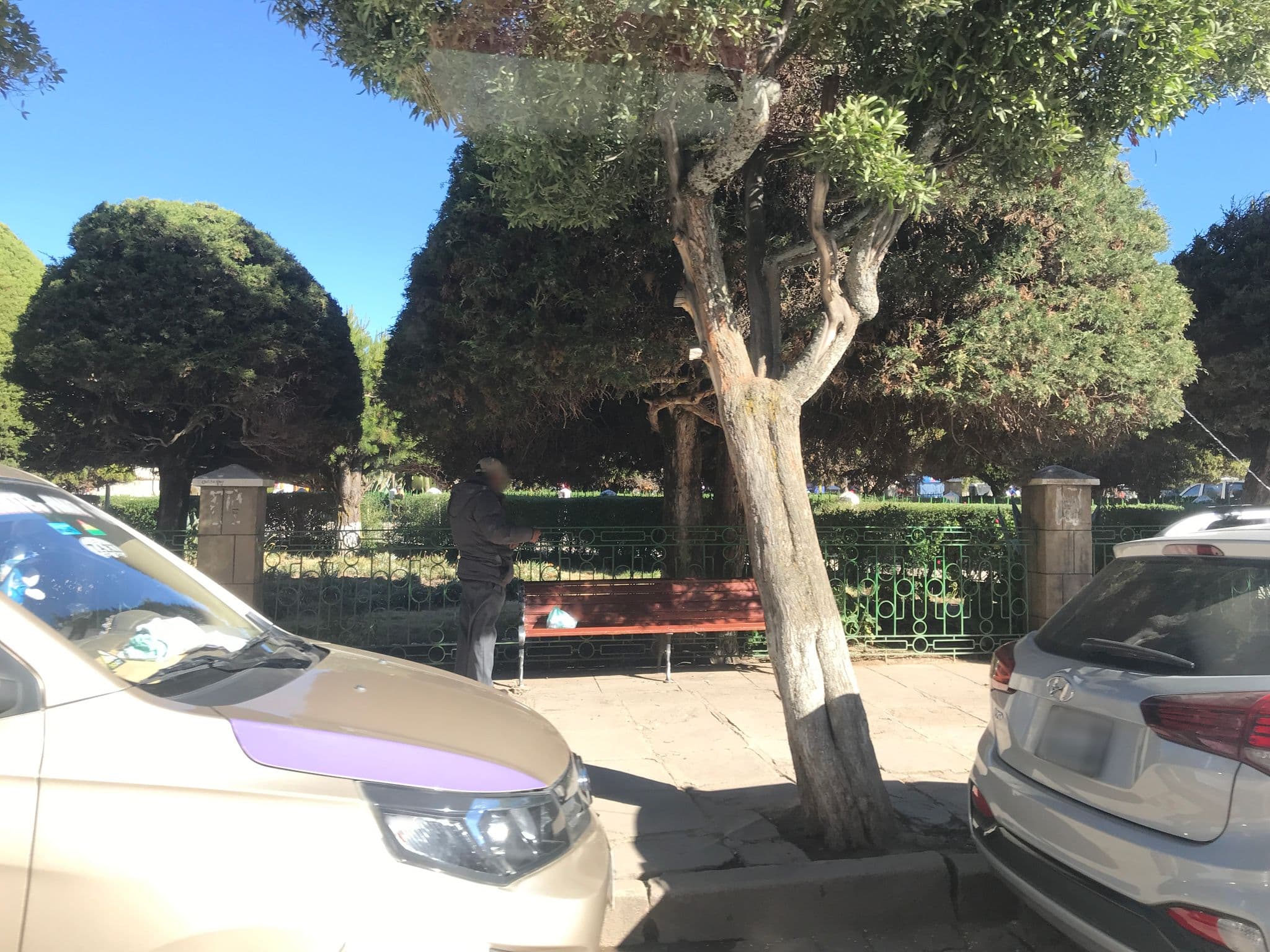 Street view near Hostal Alison, Copacabana — © ejegg (CC BY-SA · Mapillary)