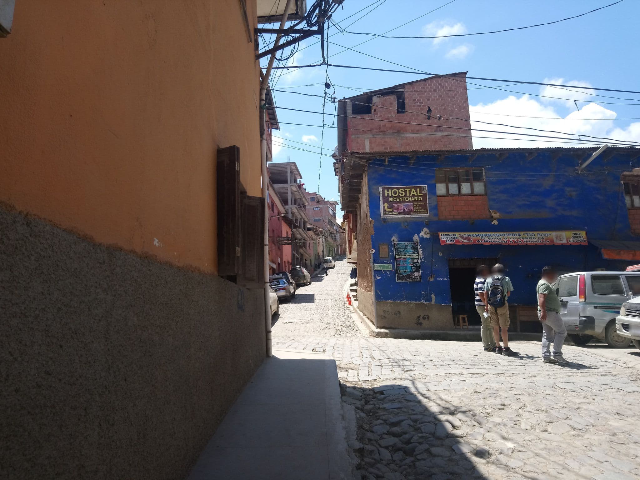 Street view near Hostal Jamachi, Coroico — © caleidoscopic (CC BY-SA · Mapillary)