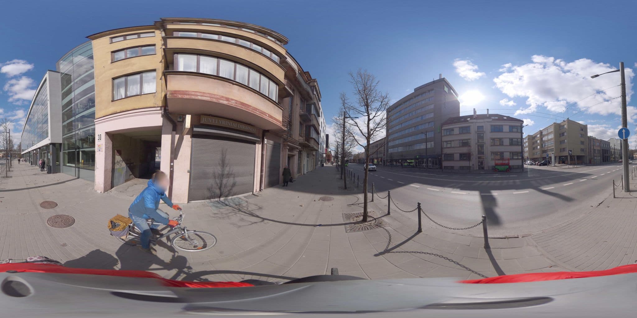 Street view near Magnus Hotel, Aleksotas — © kedas (CC BY-SA · Mapillary)