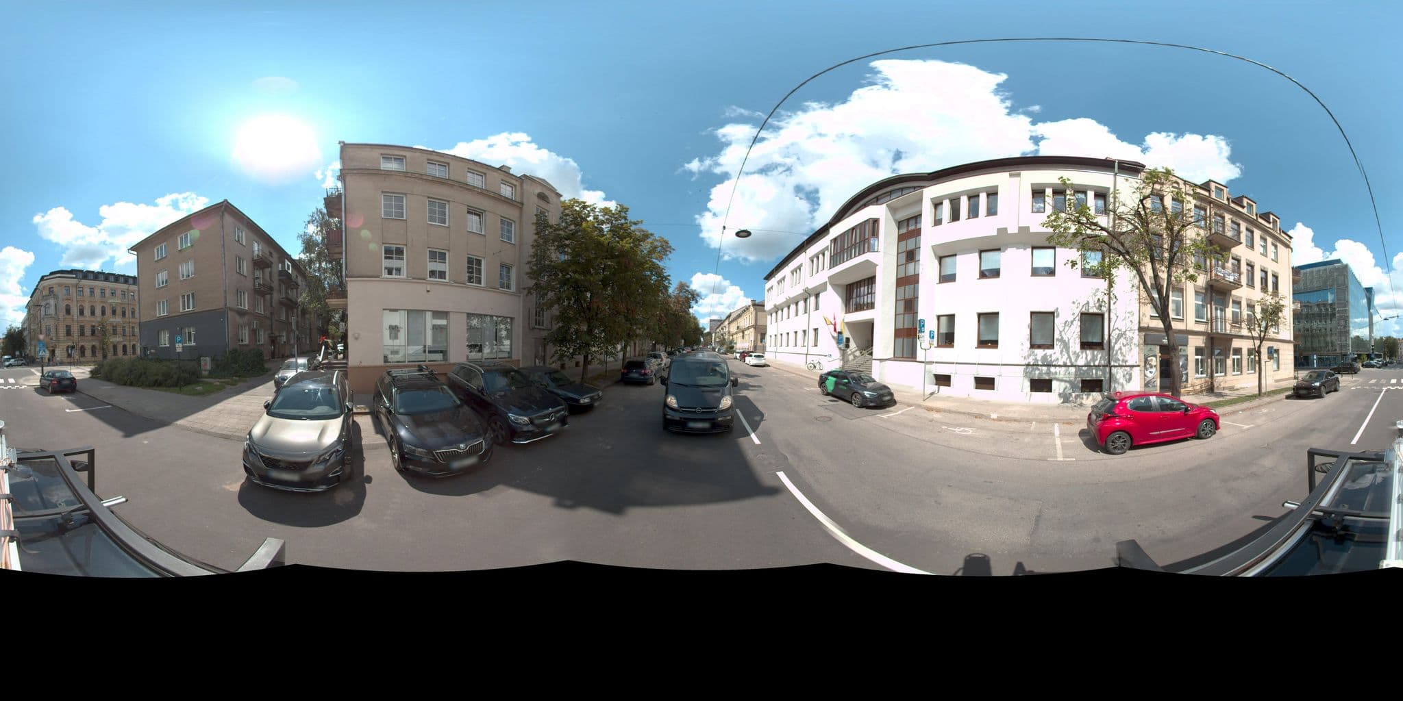 Street view near Telecom Guesthouse, Naujamiestis — © vms (CC BY-SA · Mapillary)