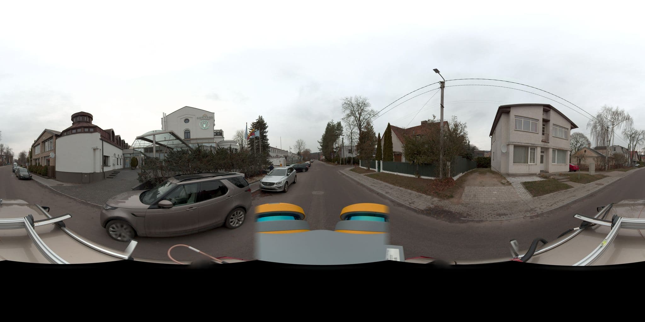 Street view near Embassy Hotel Balatonas Vilnius, Šeškinė — © TerraModus (CC BY-SA · Mapillary)