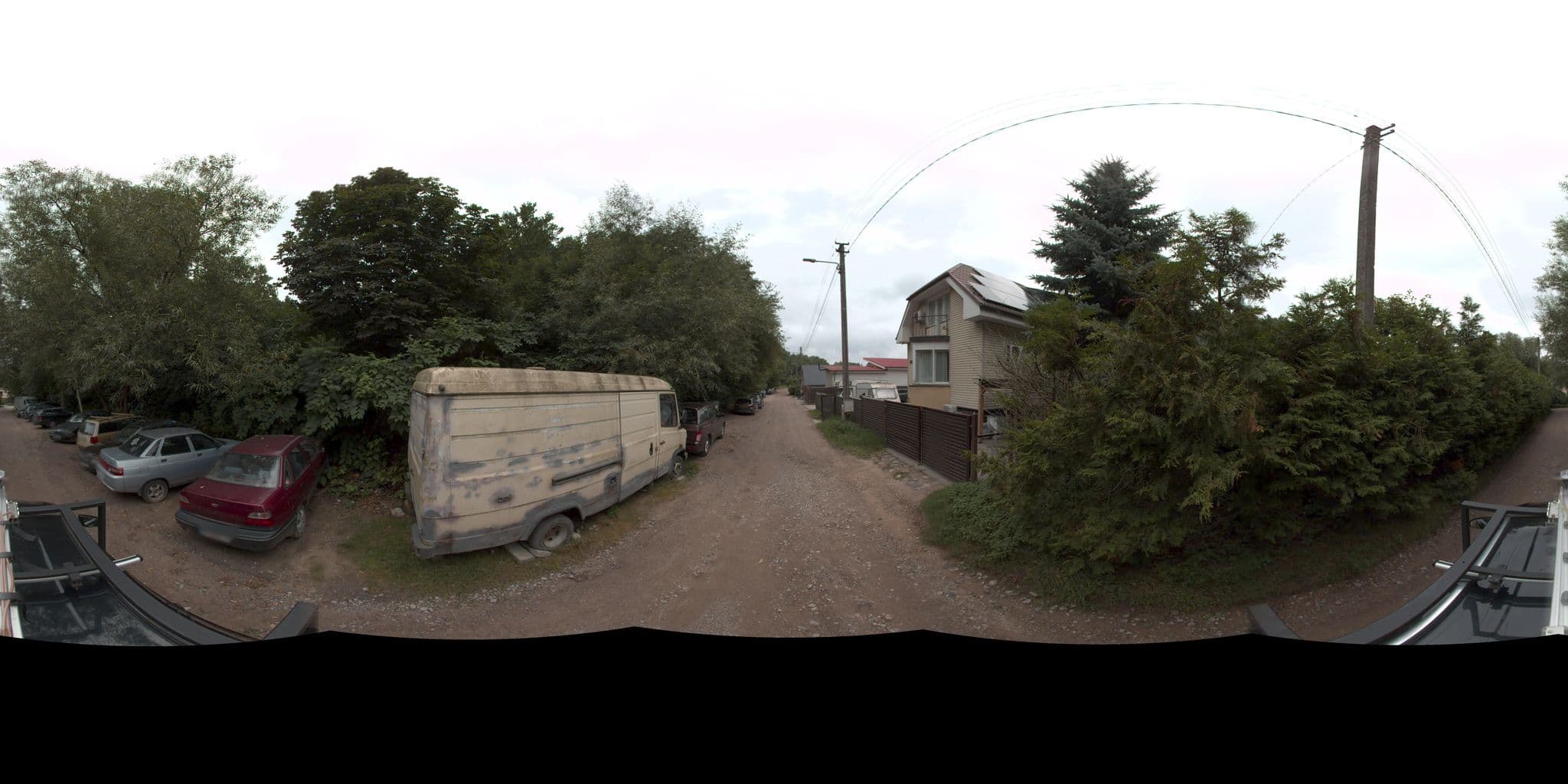 Street view near Riovoniu house, Vilkpėdė — © vms (CC BY-SA · Mapillary)