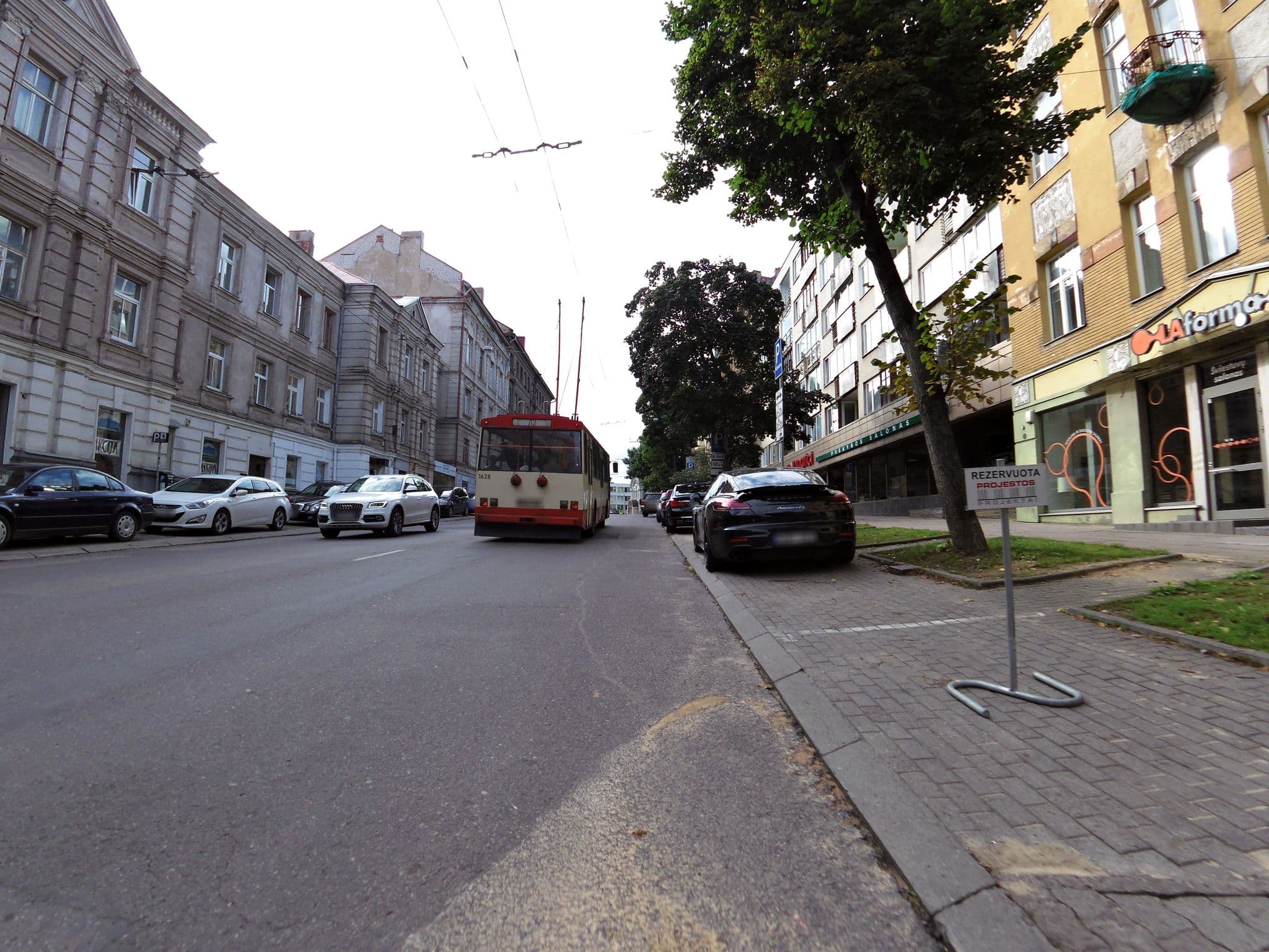 Street view near Monks Bunk Hostel, Naujamiestis — © aleksasfi (CC BY-SA · Mapillary)