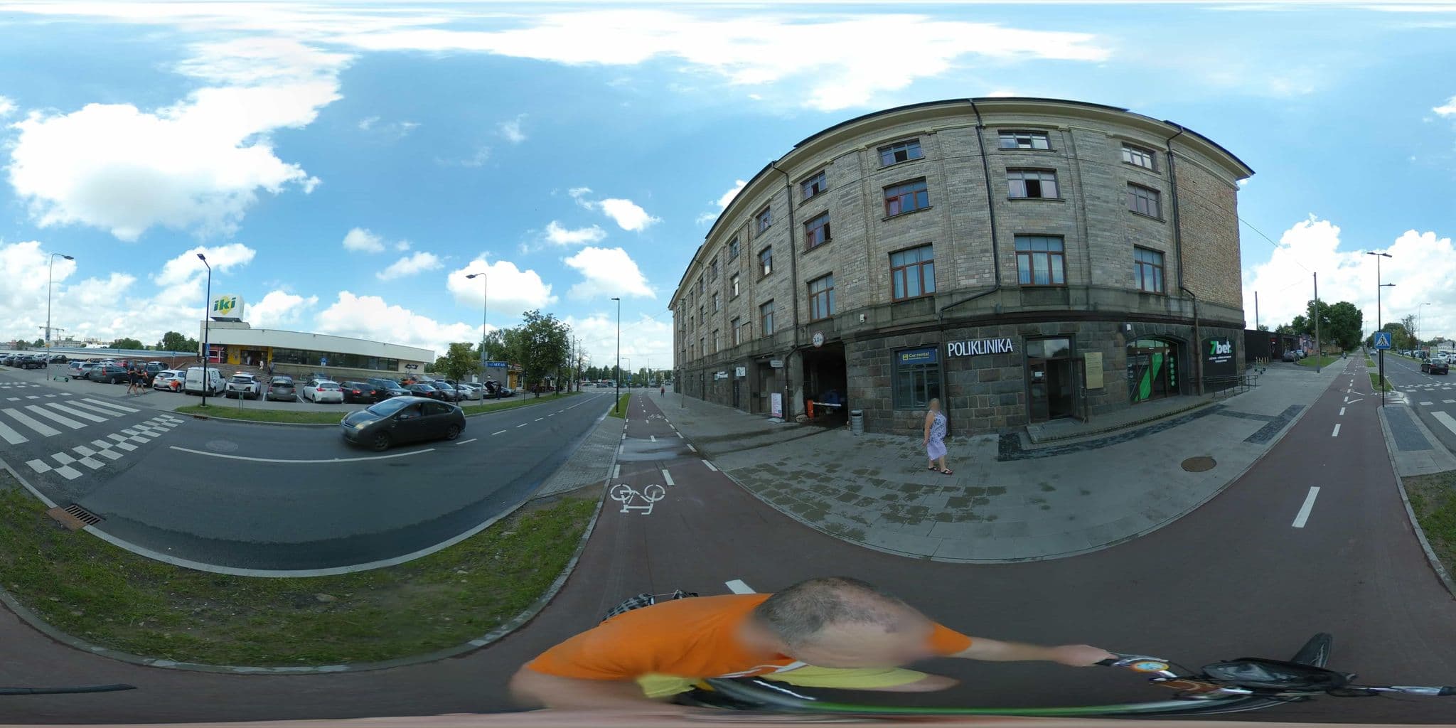 Street view near Railway Apartments & Hotel, Naujininkai — © kedas (CC BY-SA · Mapillary)