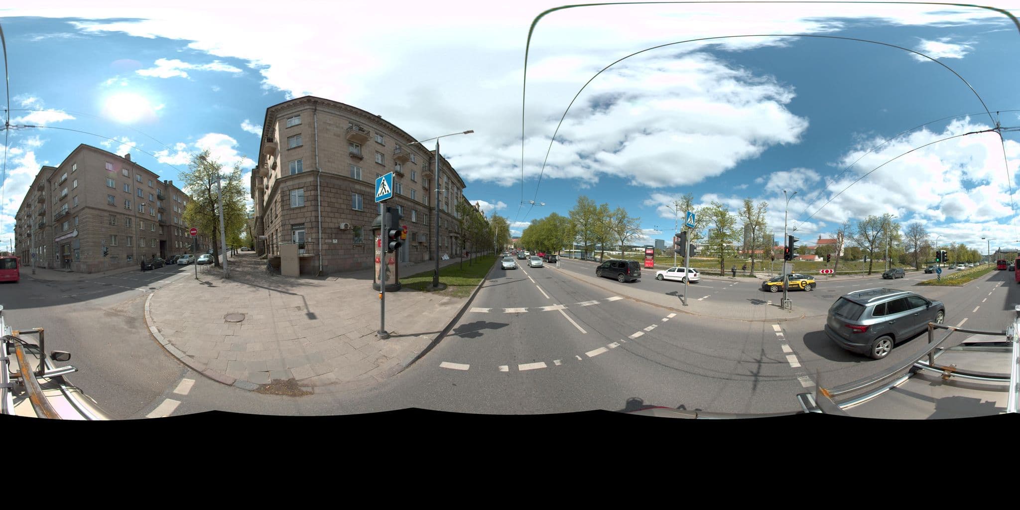 Street view near Stasys Apartaments, Vilnius — © Mvalauskis (CC BY-SA · Mapillary)