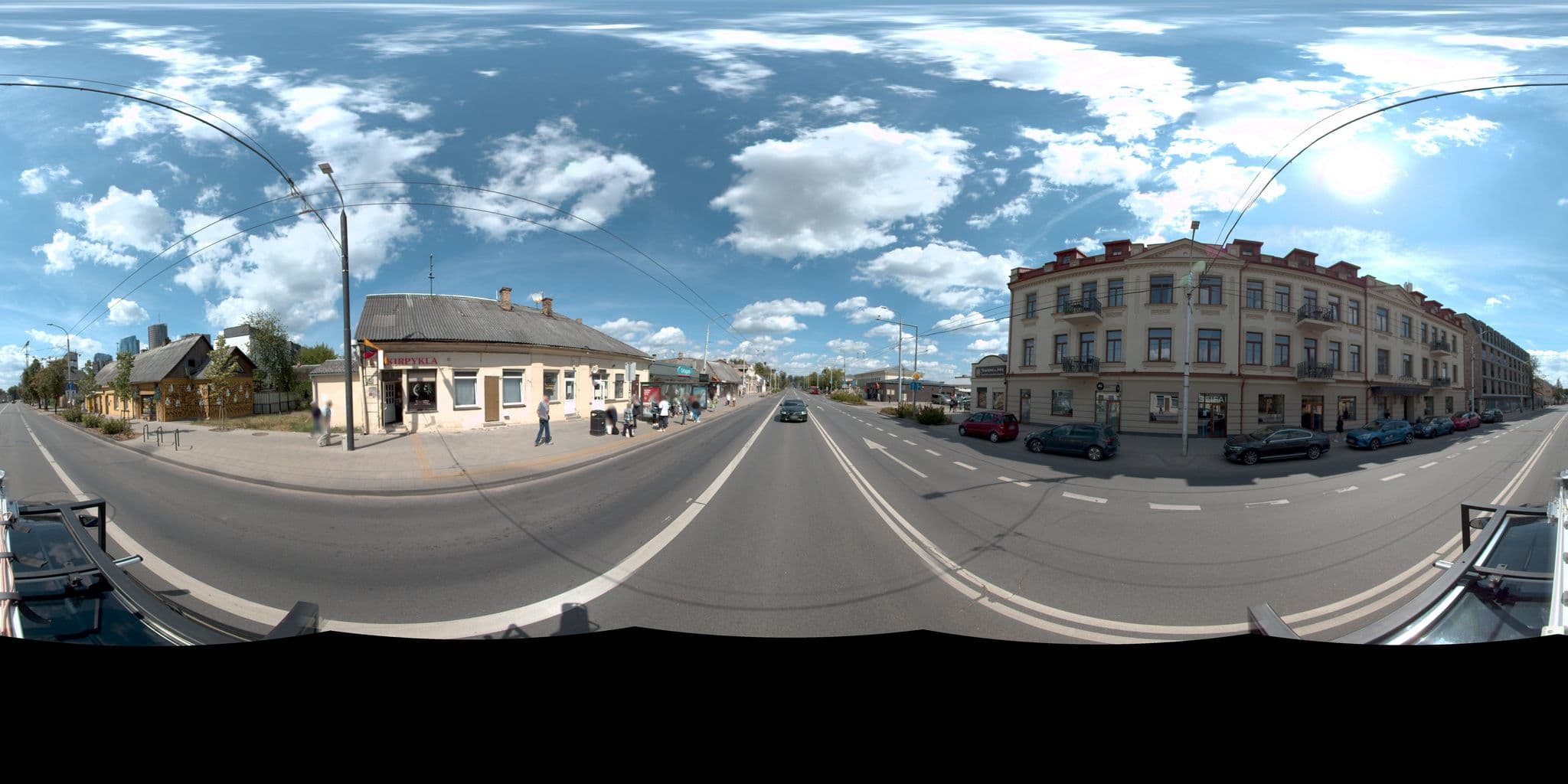 Street view near Calvary Hotel & Restaurant, Vilnius — © vms (CC BY-SA · Mapillary)