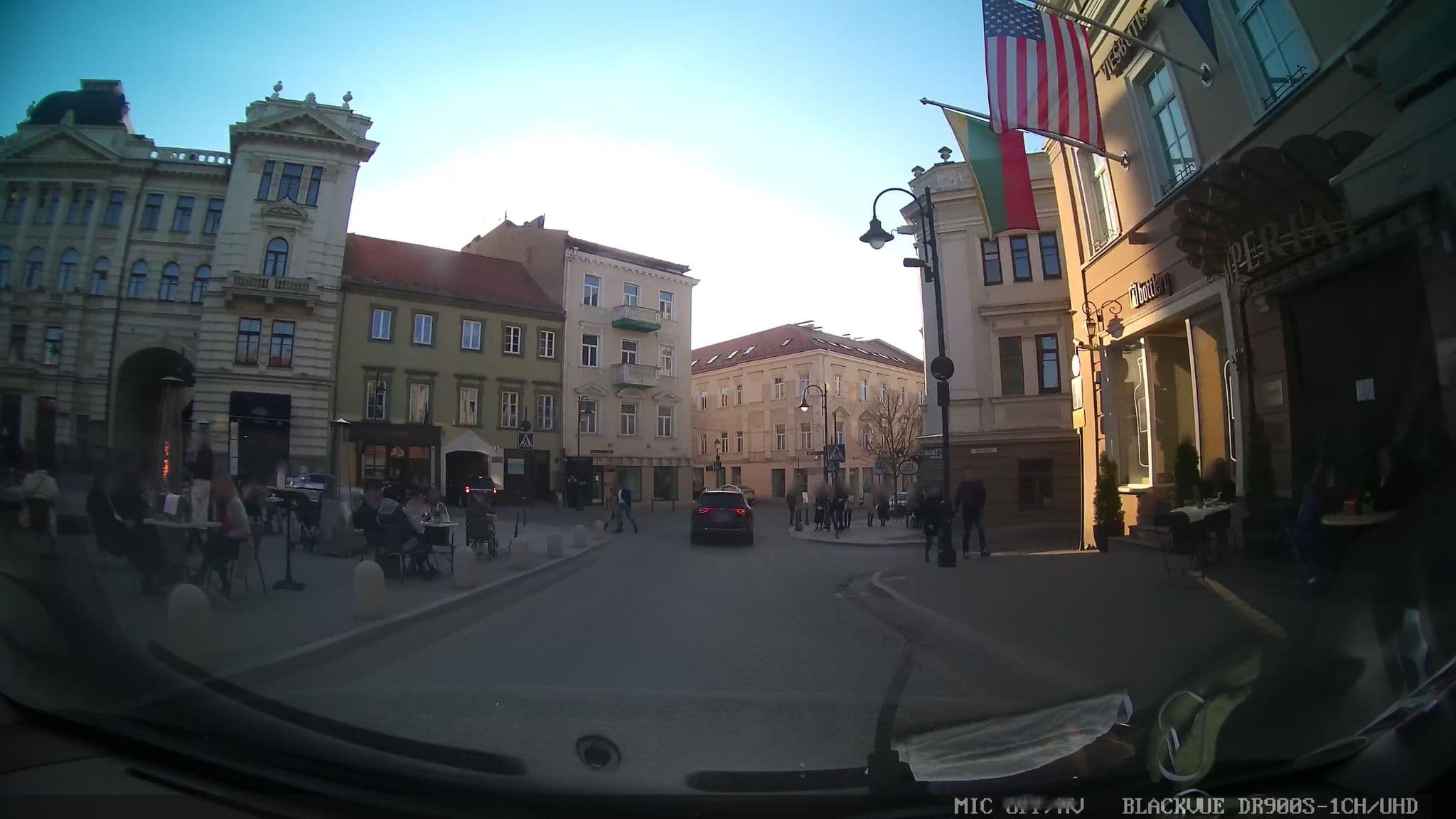 Street view near Amber Apple Hotel, Naujamiestis — © grobin (CC BY-SA · Mapillary)