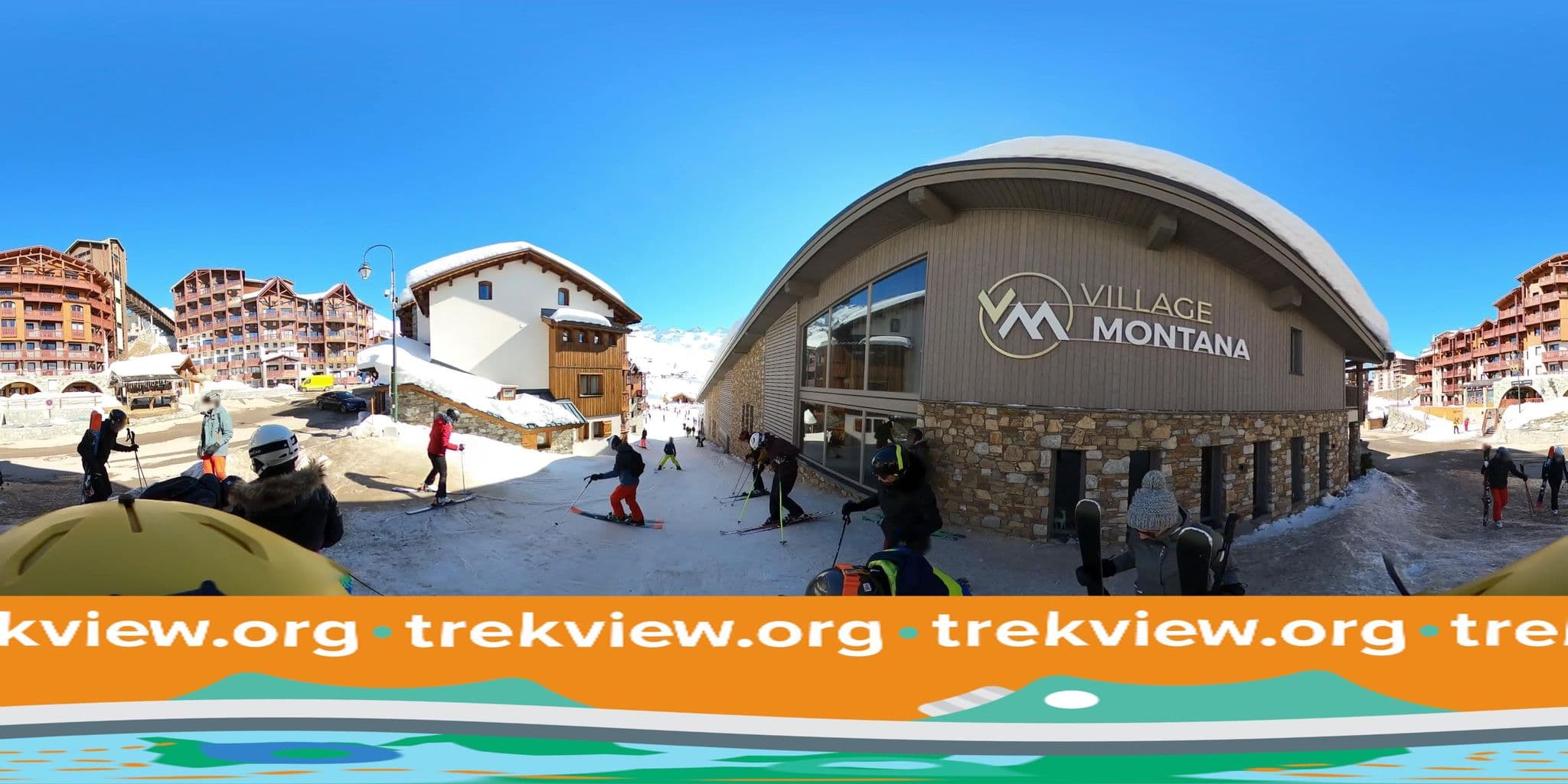 Street view near Le Montana Premier, Val Thorens