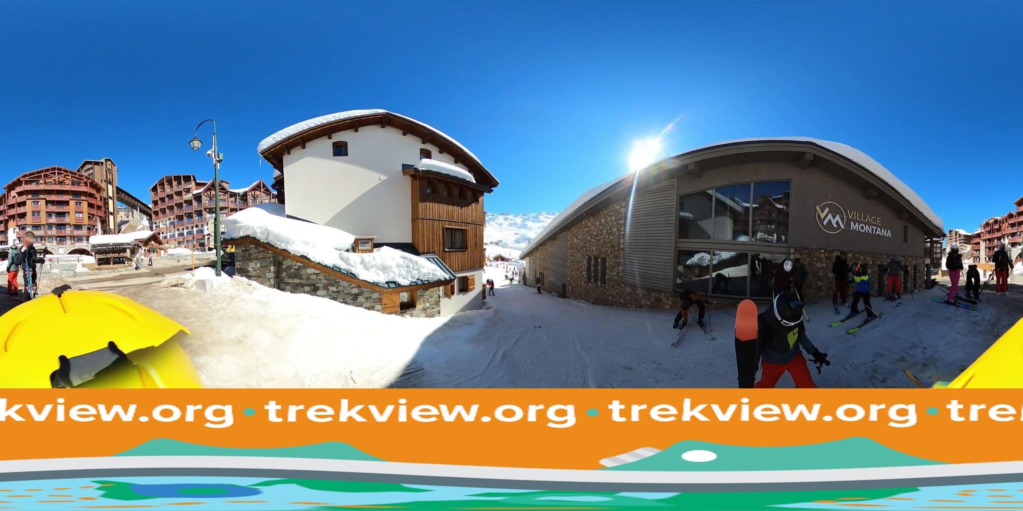 Street view near Le Montana Valbel, Val Thorens