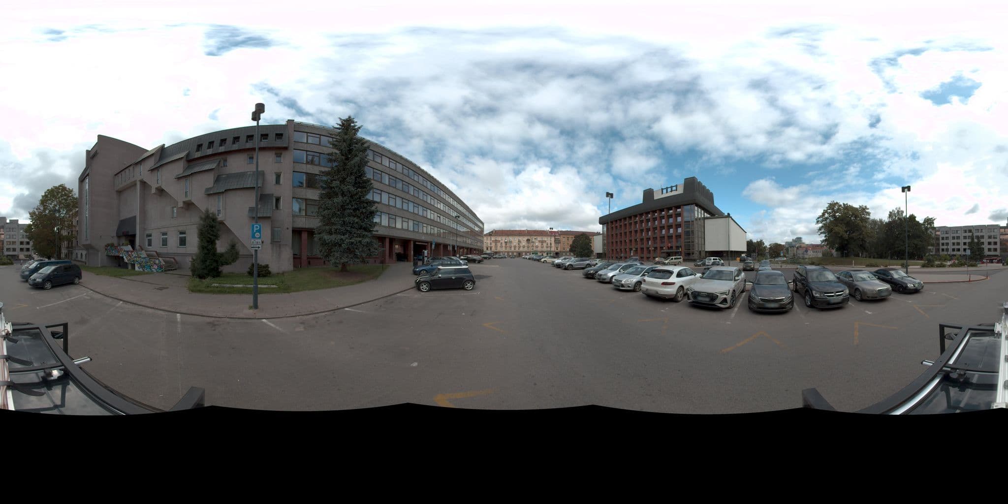 Street view near Opera House Hostel, Vilnius — © vms (CC BY-SA · Mapillary)