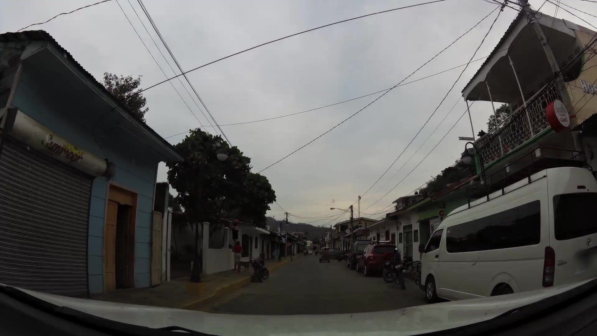 Street view near Blue Angel Hostel, San Juan del Sur — © kaartcam (CC BY-SA · Mapillary)