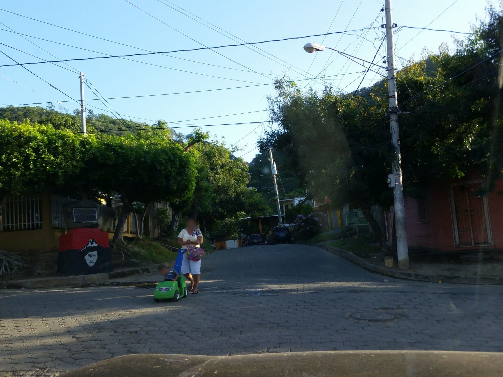 Street view near Surfing Donkey Hostel, San Juan del Sur — © jaakkoh (CC BY-SA · Mapillary)