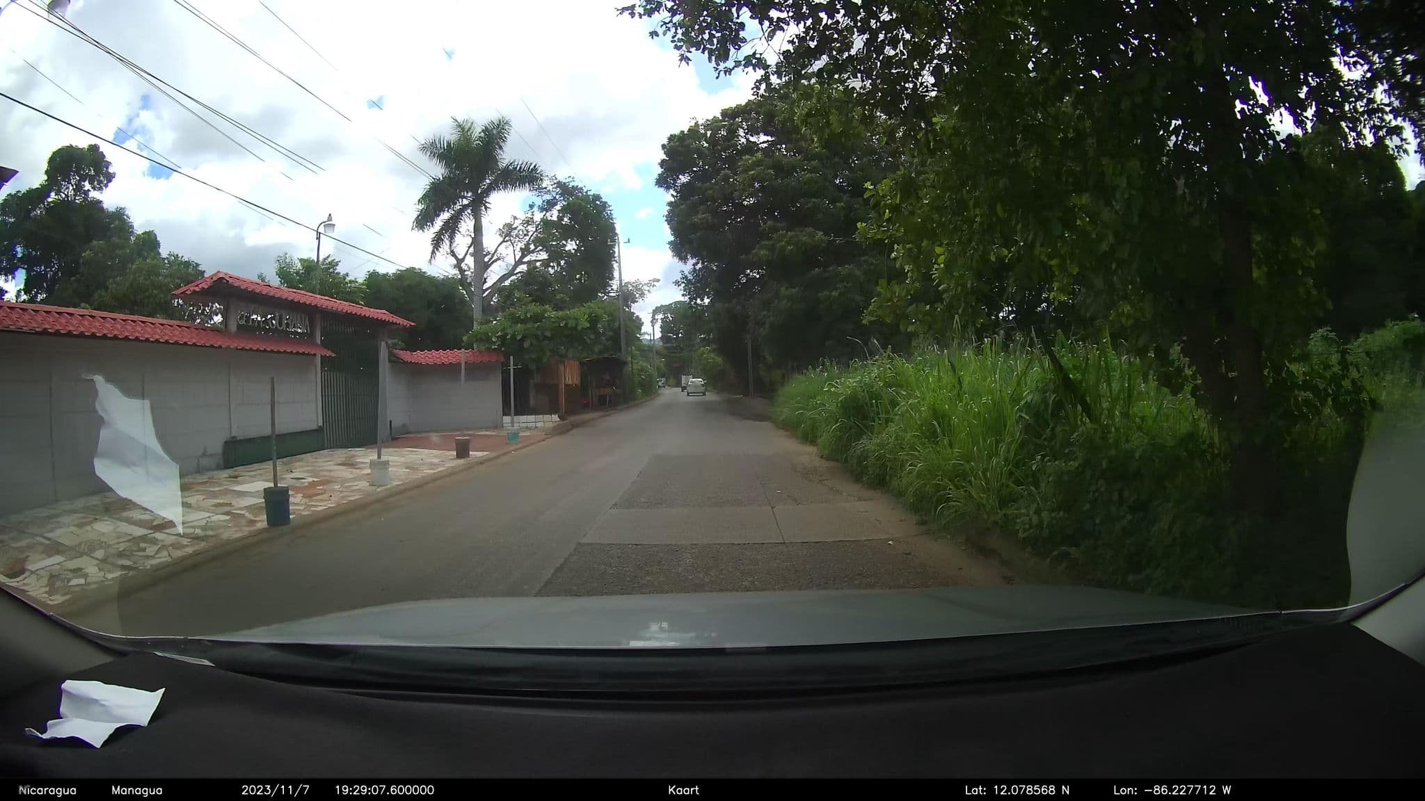 Street view near Hostal Quinta Johana, Managua — © kaart_2 (CC BY-SA · Mapillary)