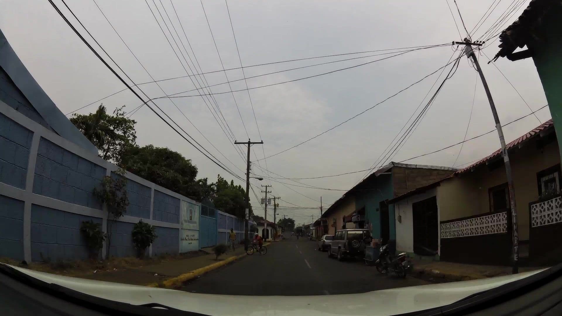 Street view near Lazybones Hostel, León — © kaartcam (CC BY-SA · Mapillary)