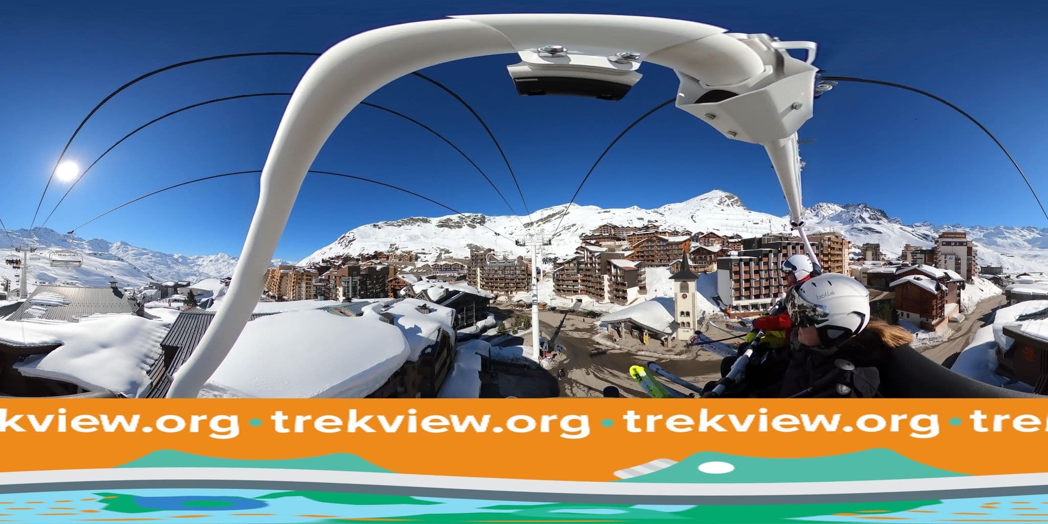 Street view near Le Val Thorens, Val Thorens