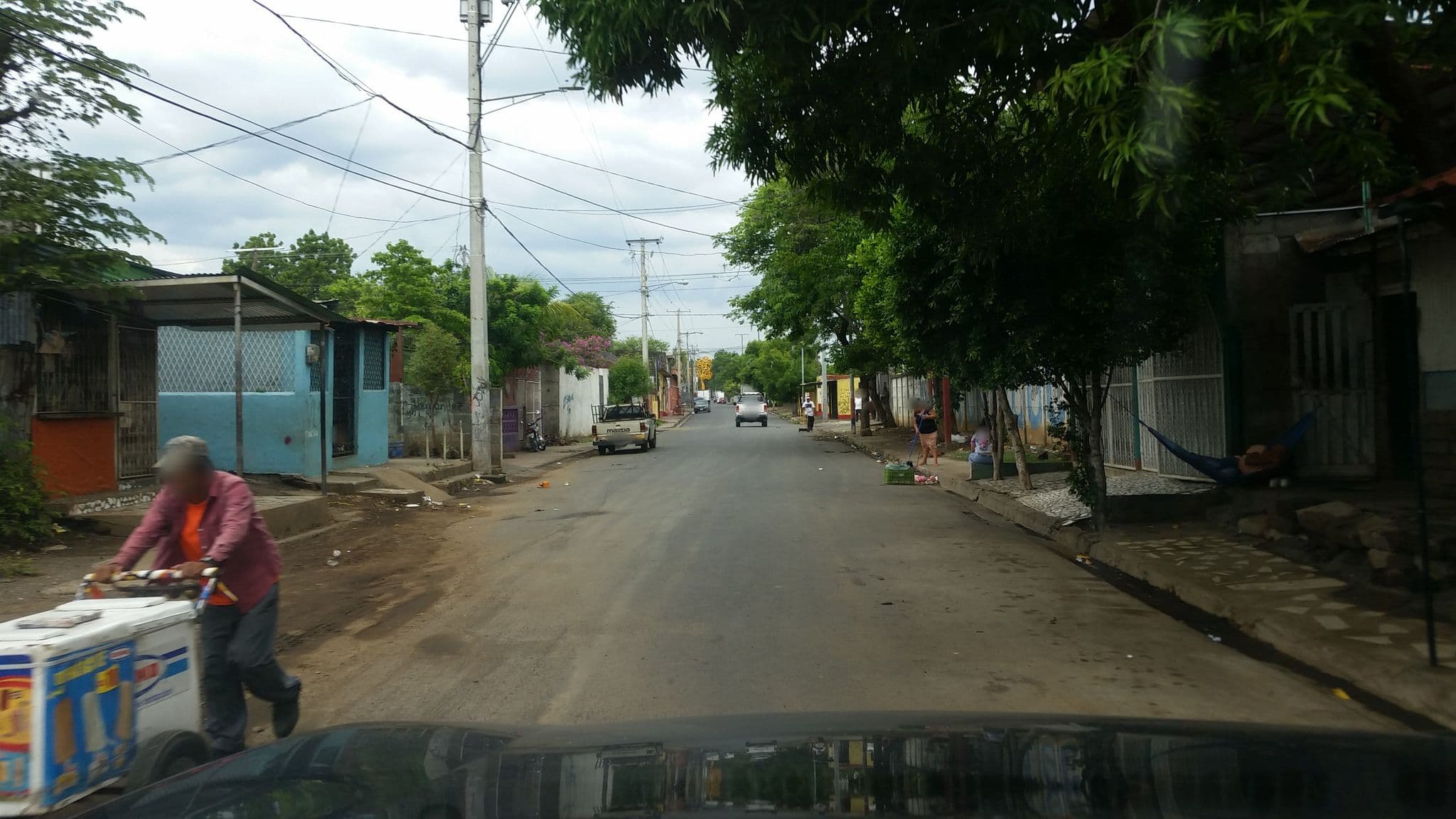 Street view near Hotel Cocibolca, Managua — © jaakkoh (CC BY-SA · Mapillary)