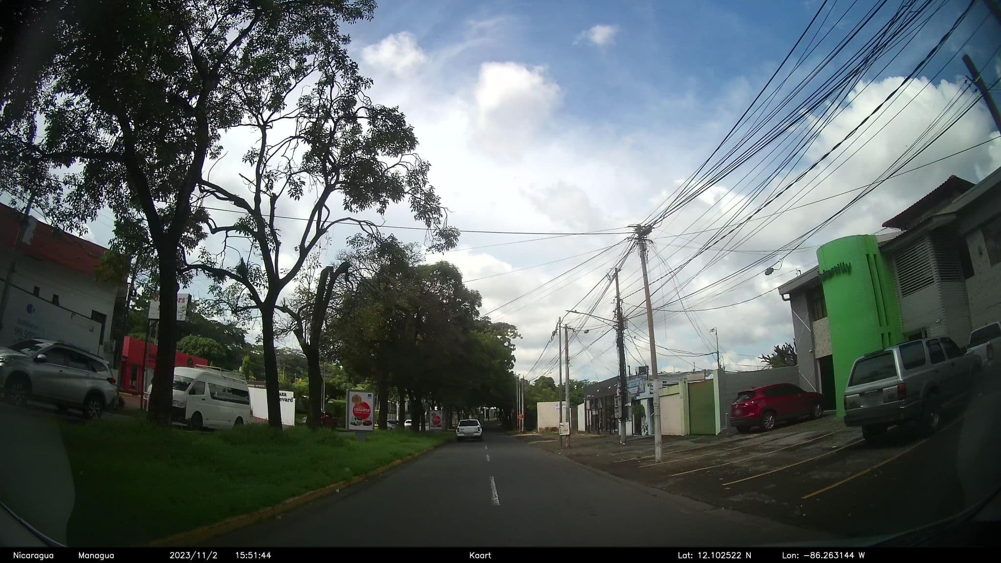 Street view near Hotel El Convento ,Leòn Nicaragua, Managua — © kaart_2 (CC BY-SA · Mapillary)