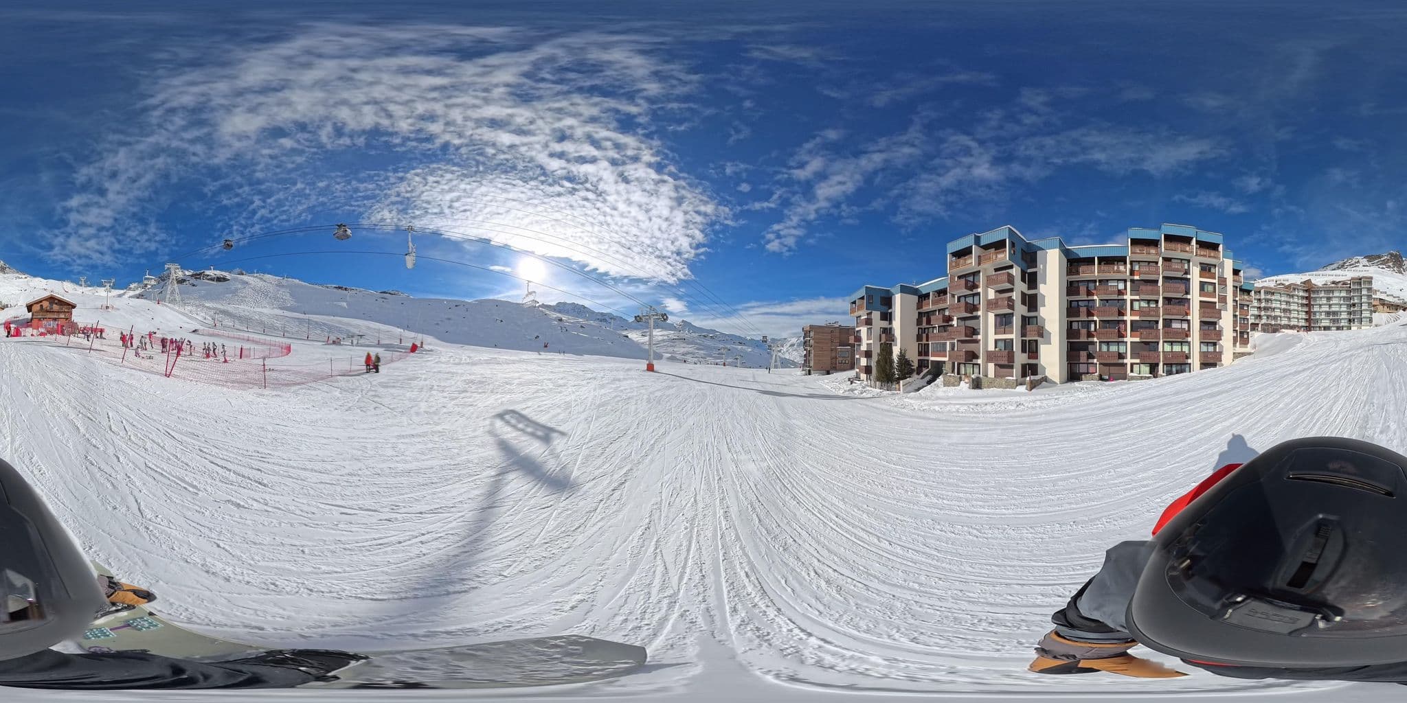 Street view near L'Olympic, Val Thorens