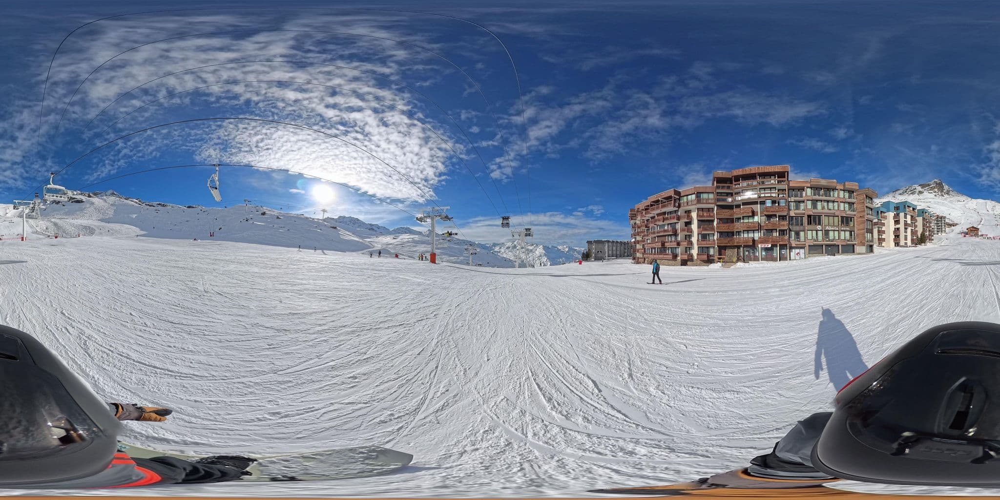 Street view near Roc de Peclet 2, Val Thorens