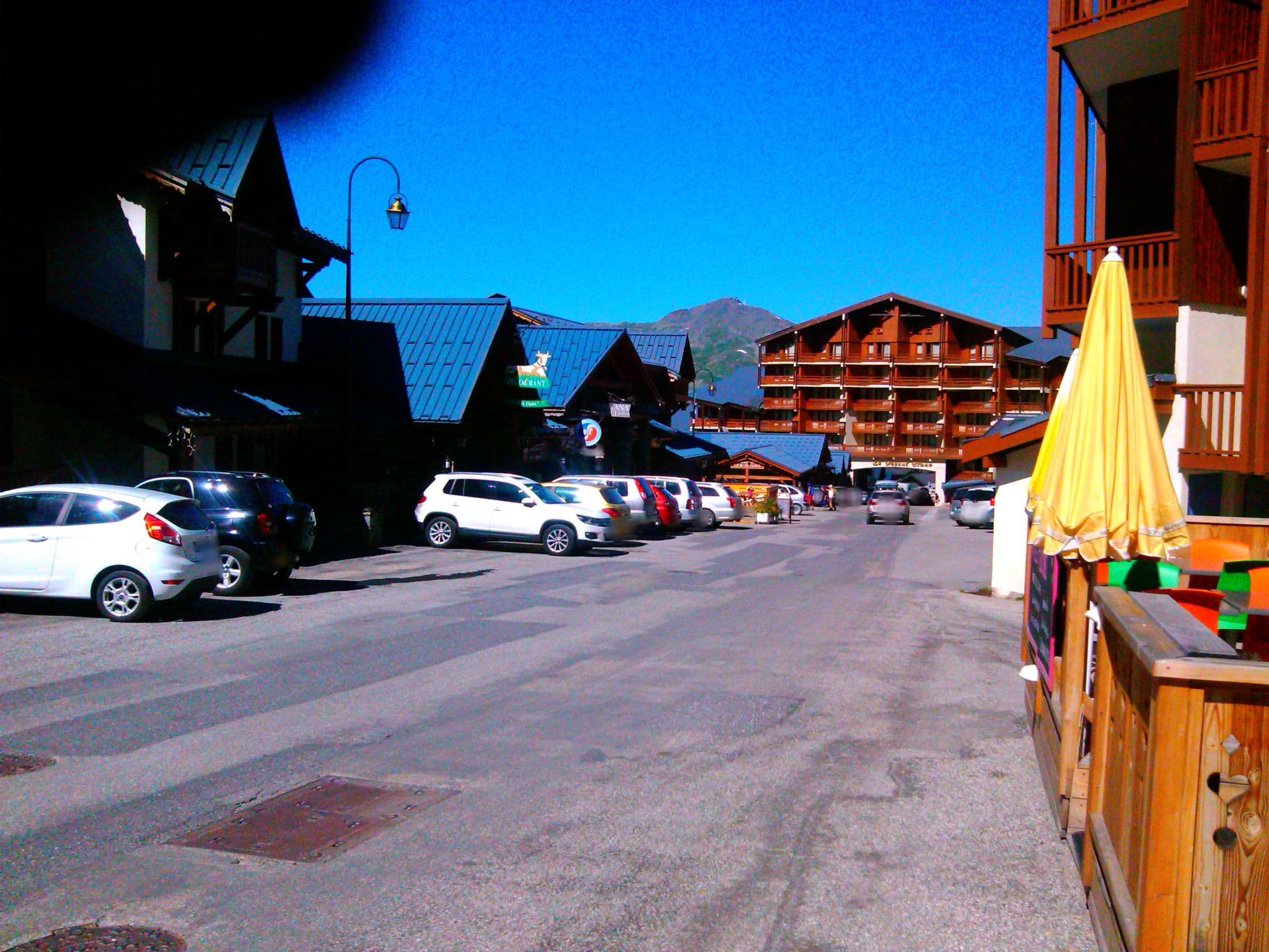 Street view near Chalet Sélaou, Val Thorens