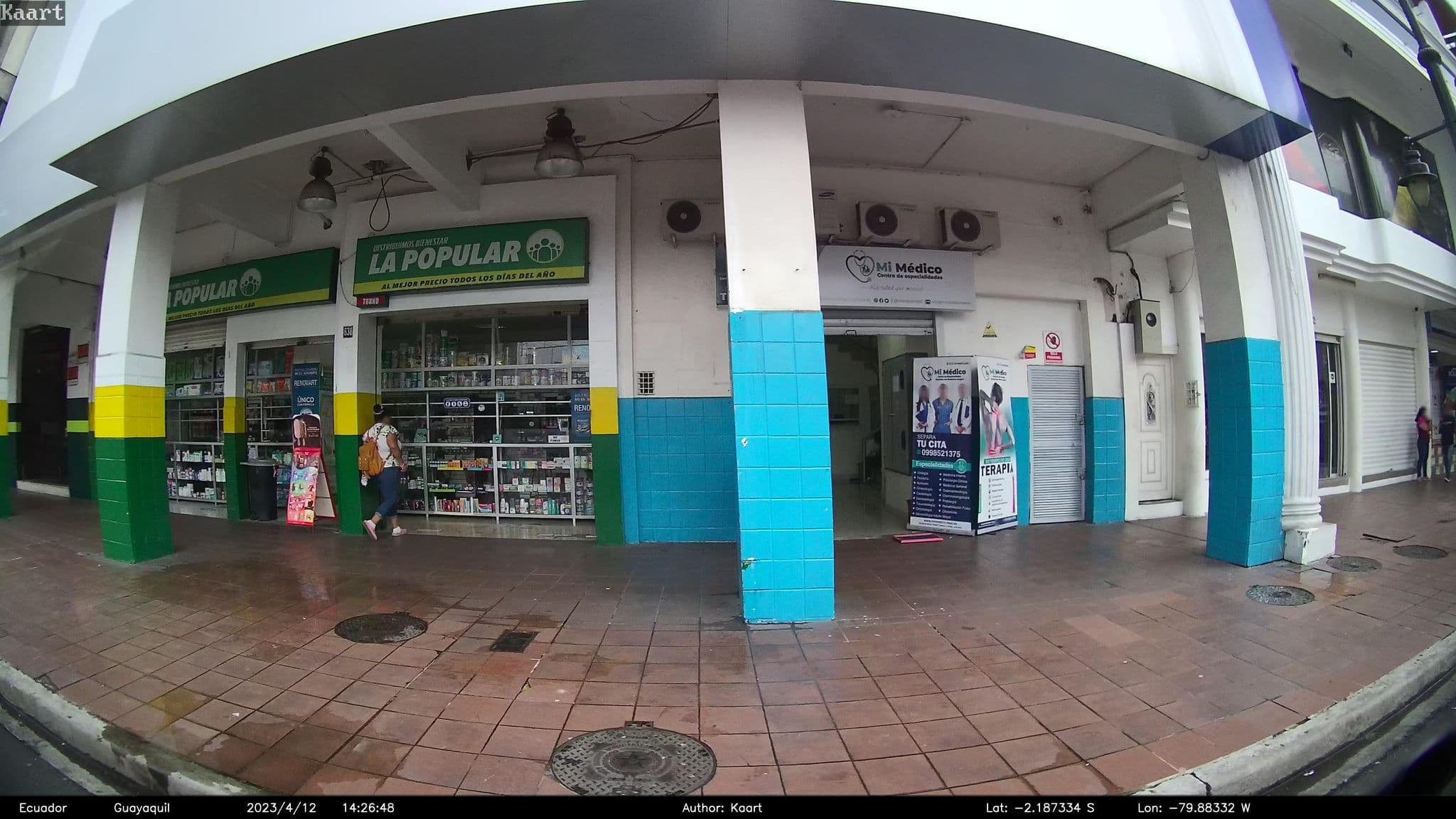 Street view near Hostal boston, Guayaquil — © kaart_2 (CC BY-SA · Mapillary)