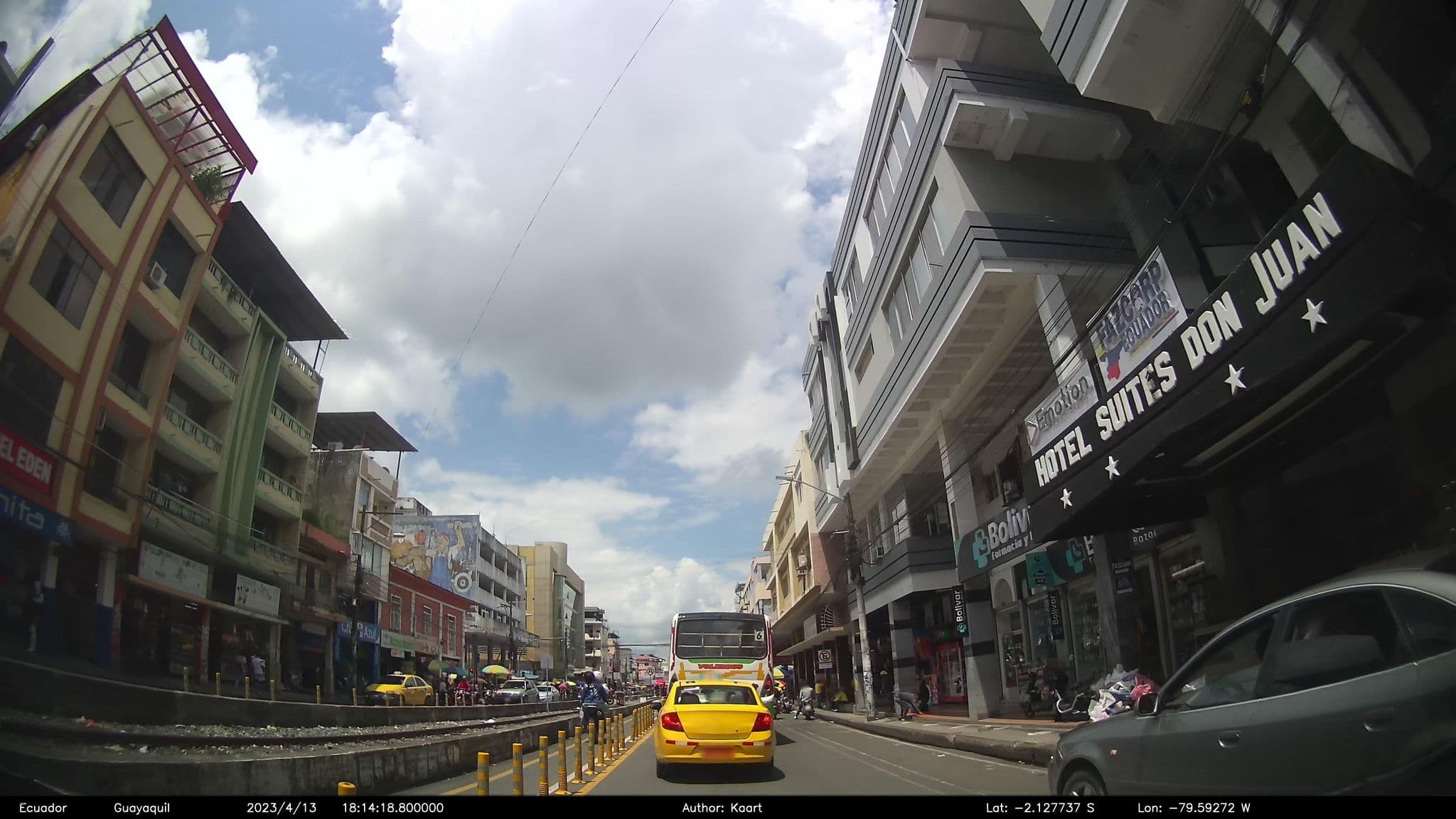 Street view near Hotel Suits San Juan, Milagro — © kaart_2 (CC BY-SA · Mapillary)