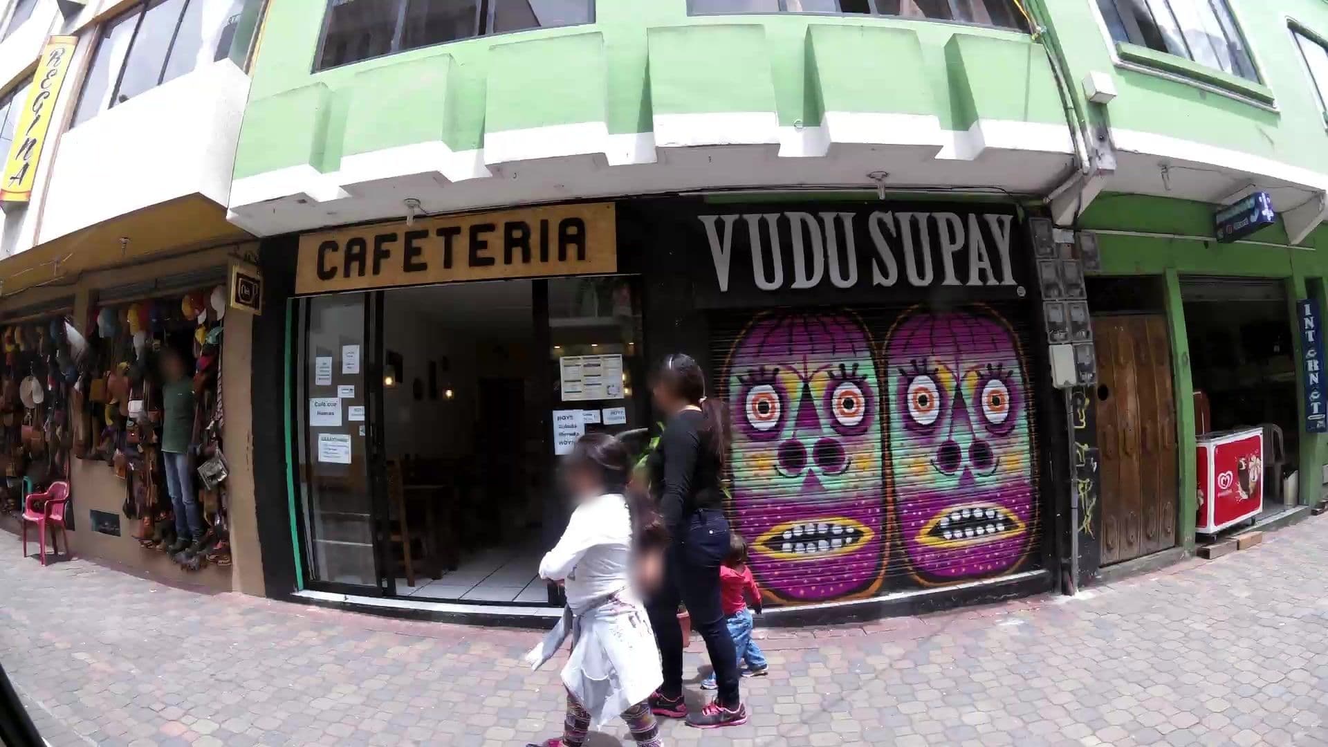 Street view near Hostal Intikilla, Baños — © kaartcam (CC BY-SA · Mapillary)