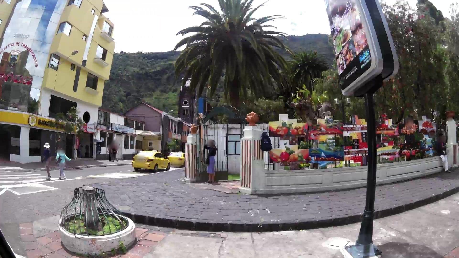 Street view near Erupción Art Hotel & Hostel, Baños — © kaartcam (CC BY-SA · Mapillary)