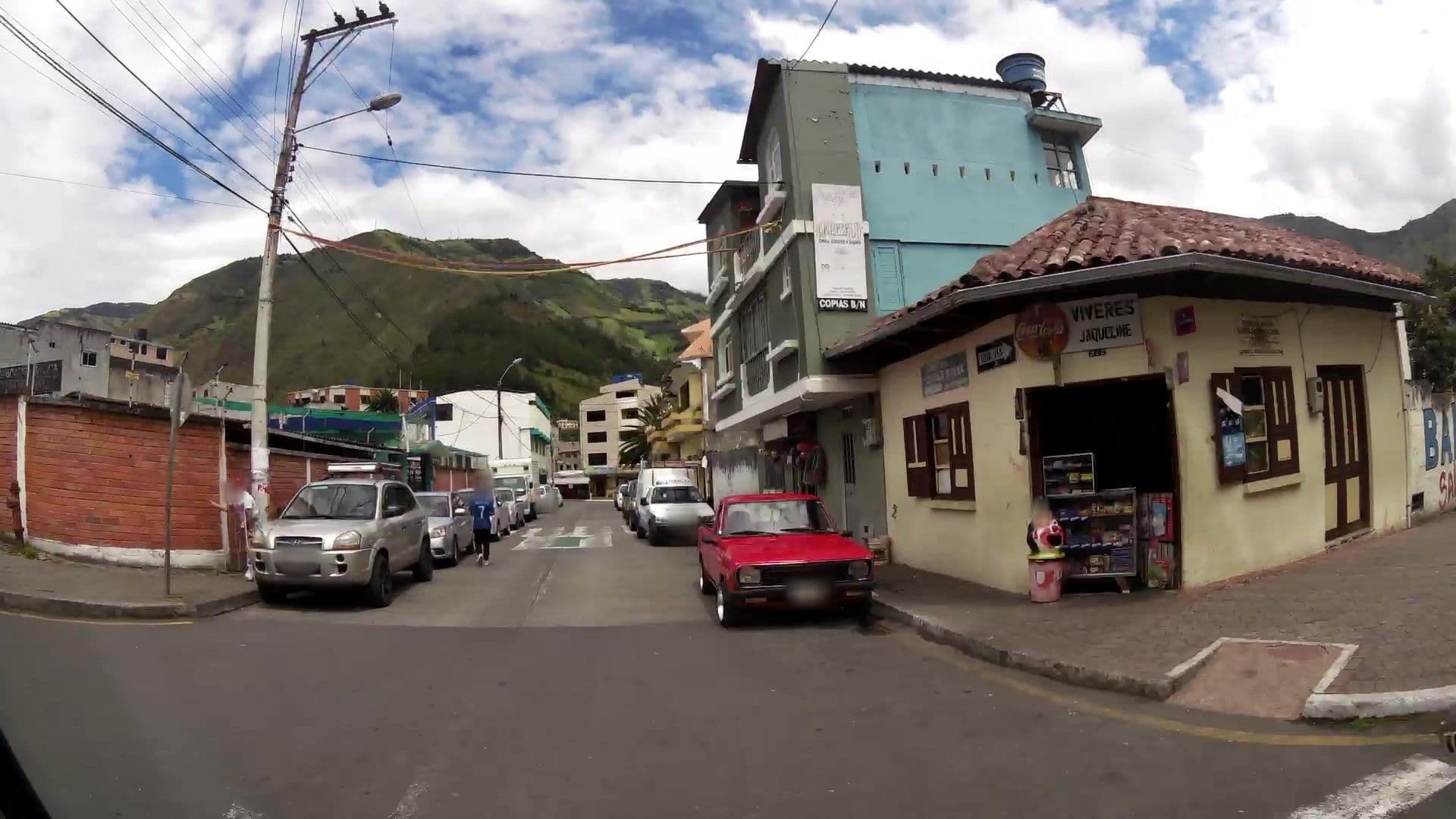 Street view near Hostal Transilvania, Baños — © kaartcam (CC BY-SA · Mapillary)