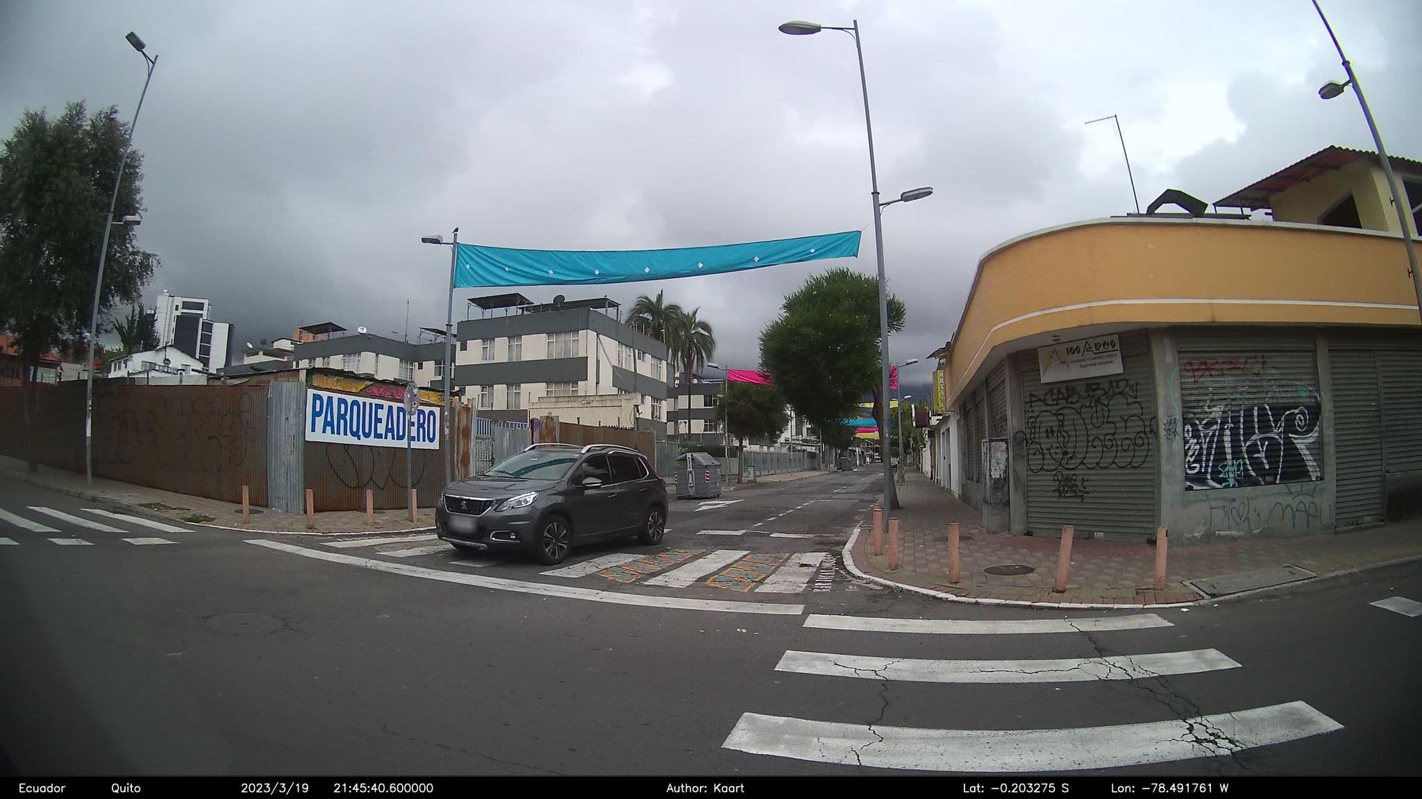 Street view near Mansion del Angel Hotel Quito, Quito — © kaart_2 (CC BY-SA · Mapillary)