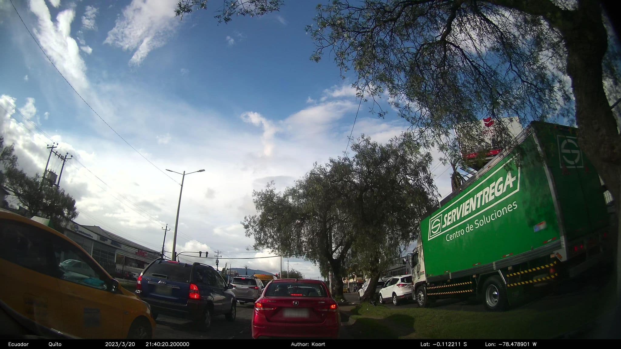Street view near Motel Tantra, Pomasqui — © kaart_2 (CC BY-SA · Mapillary)