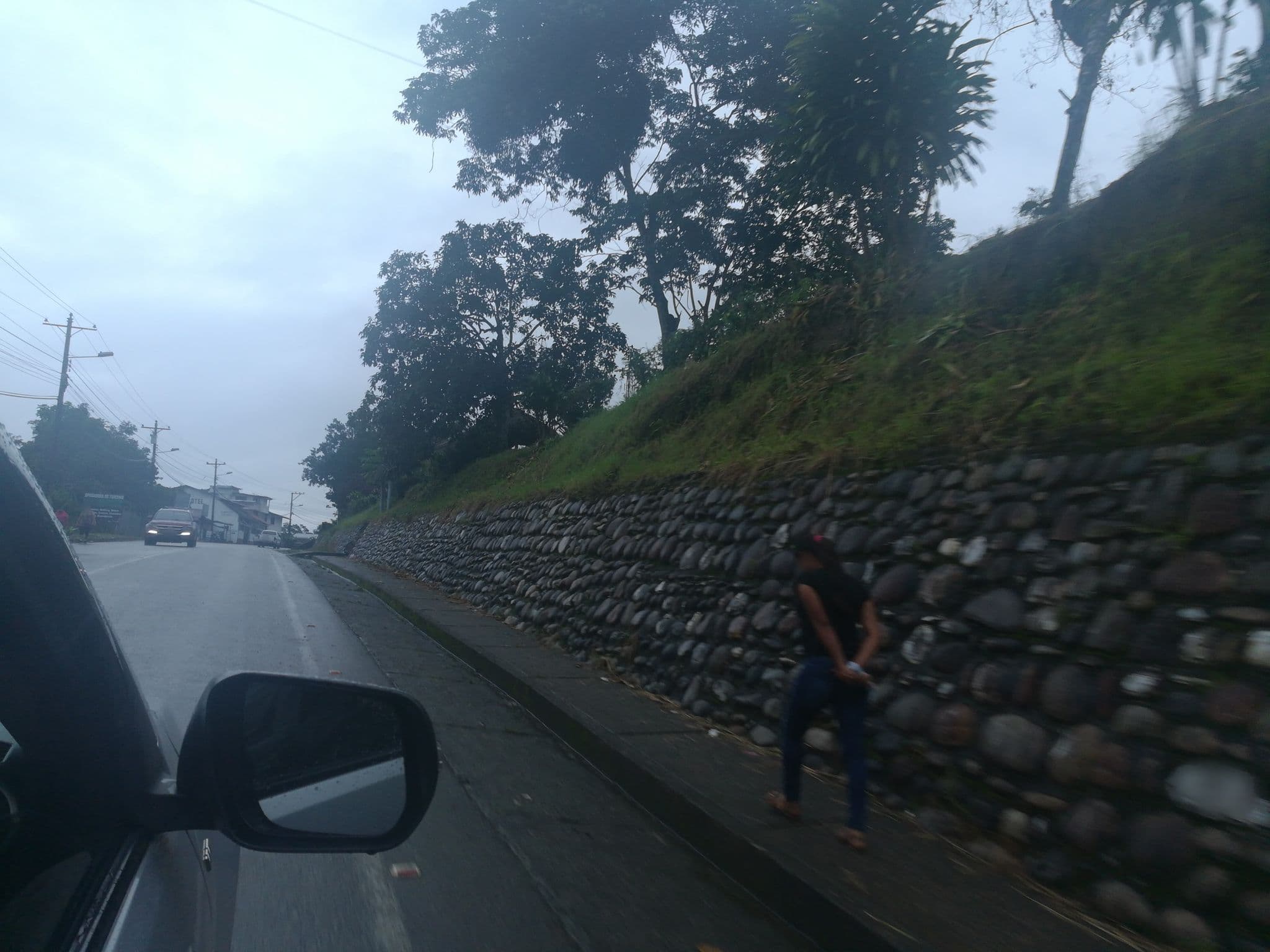 Street view near Hostal Clarkes, Tena — © CarluchiTena (CC BY-SA · Mapillary)