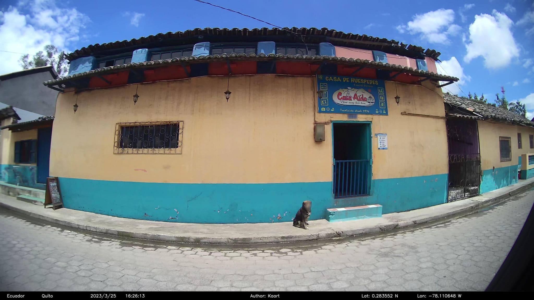 Street view near Casa Aida, Ibarra — © kaart_2 (CC BY-SA · Mapillary)