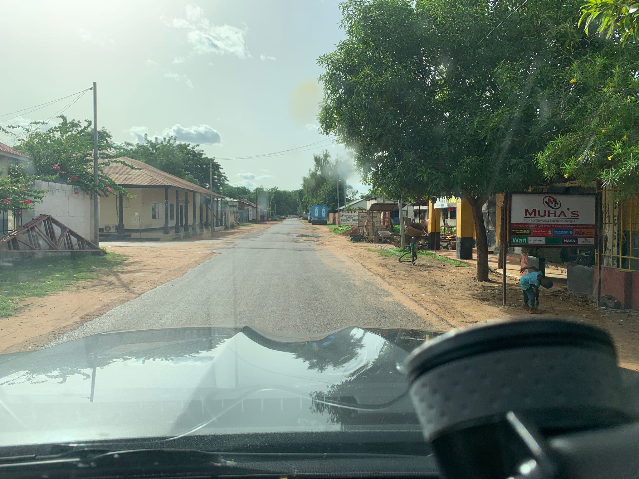 Street view near Road Side Pub & Guest House, Janjanbureh — © jamesmonday (CC BY-SA · Mapillary)
