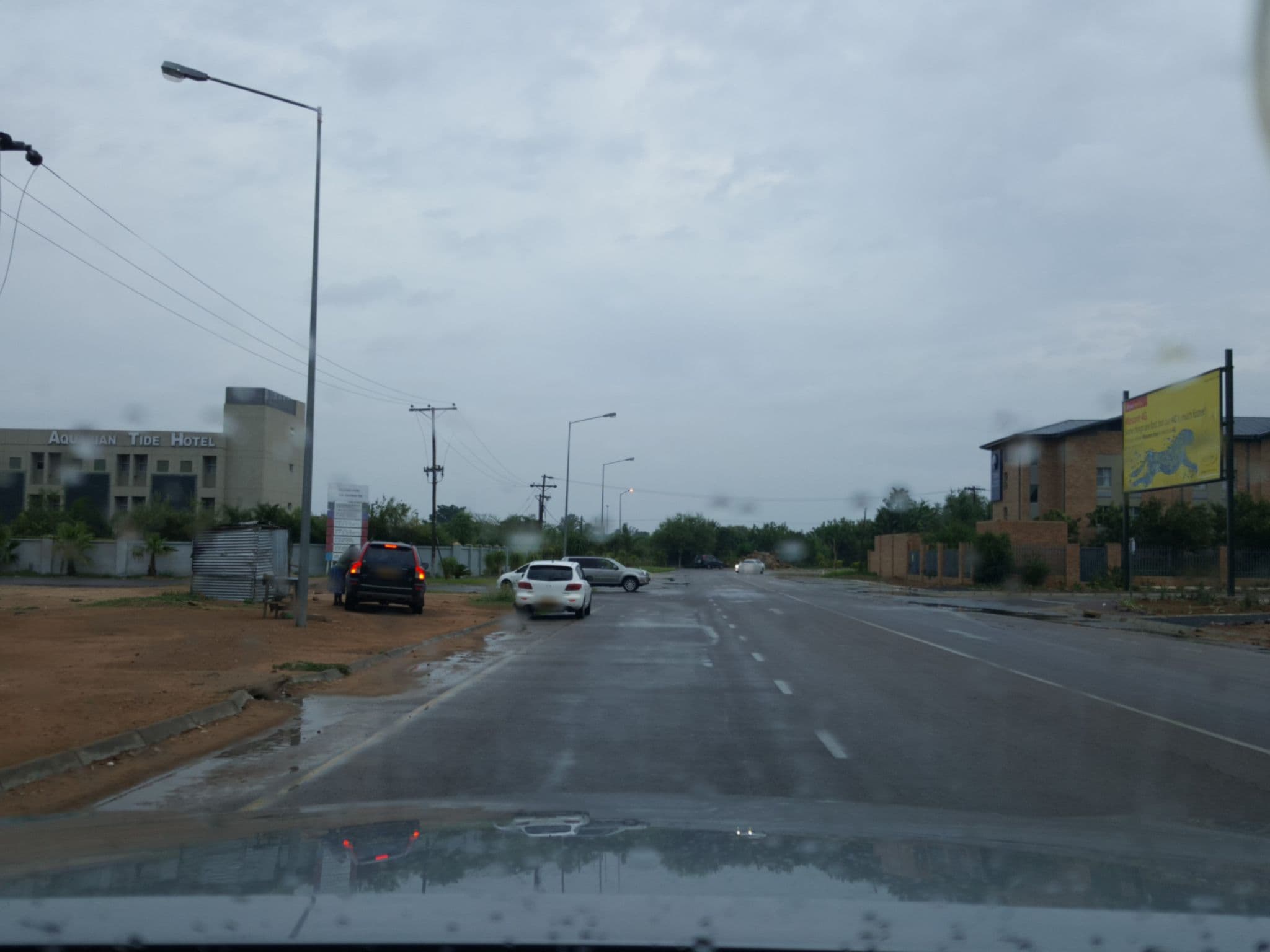 Street view near Aquarian Tide Hotel, Gaborone — © elphix (CC BY-SA · Mapillary)
