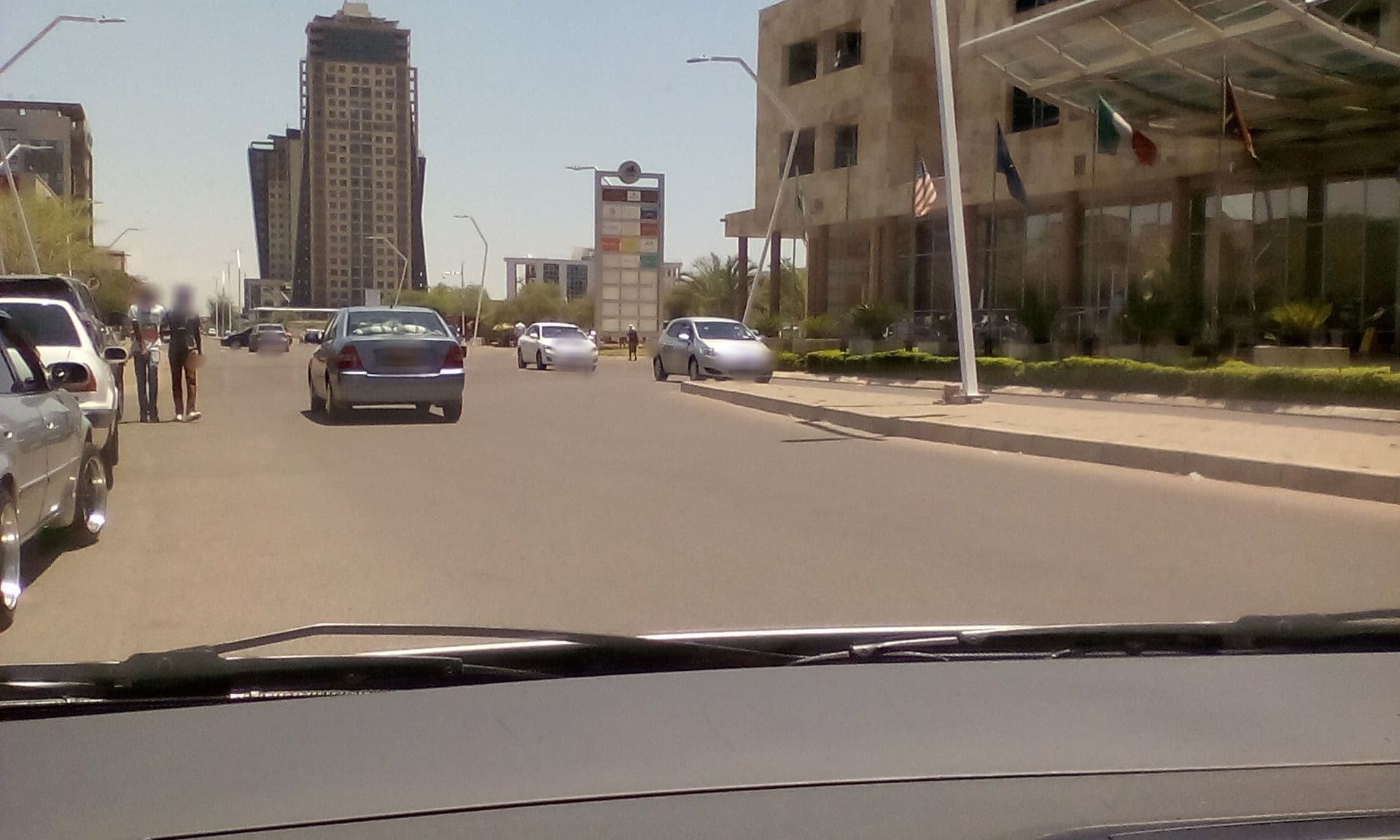 Street view near Holiday Inn, Gaborone — © ozone73 (CC BY-SA · Mapillary)