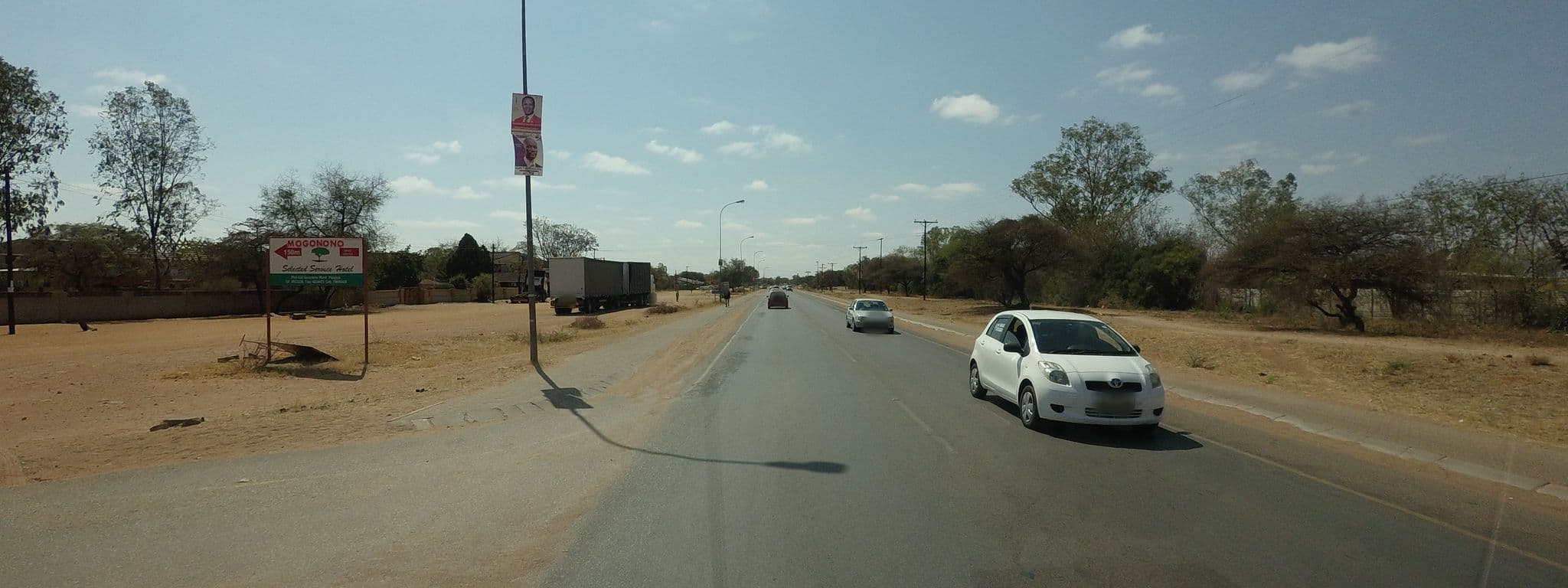 Street view near Mathudi Shades Hotel - Palapye, Palapye — © tallguy (CC BY-SA · Mapillary)
