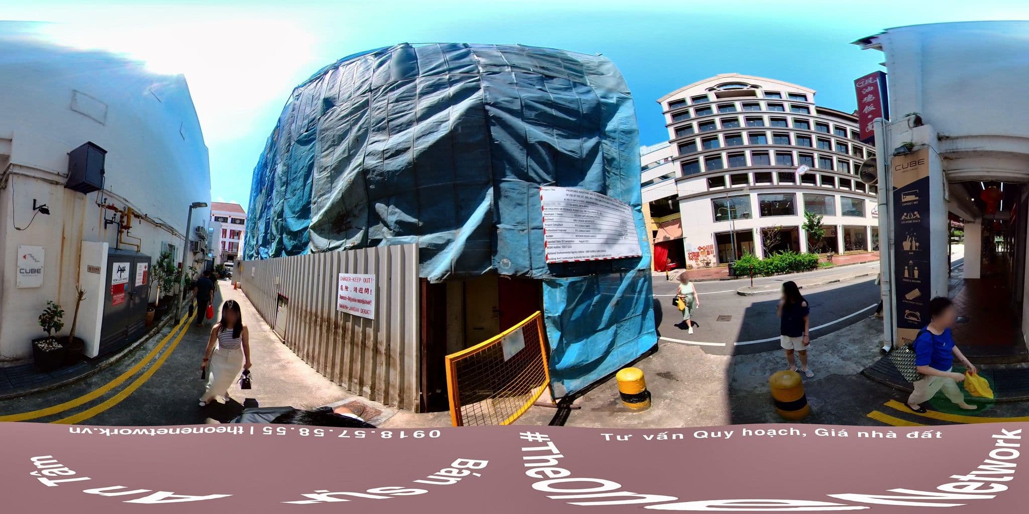 Street view near Cube Boutique Capsule Hotel, Outram Park — © theonenetwork (CC BY-SA · Mapillary)