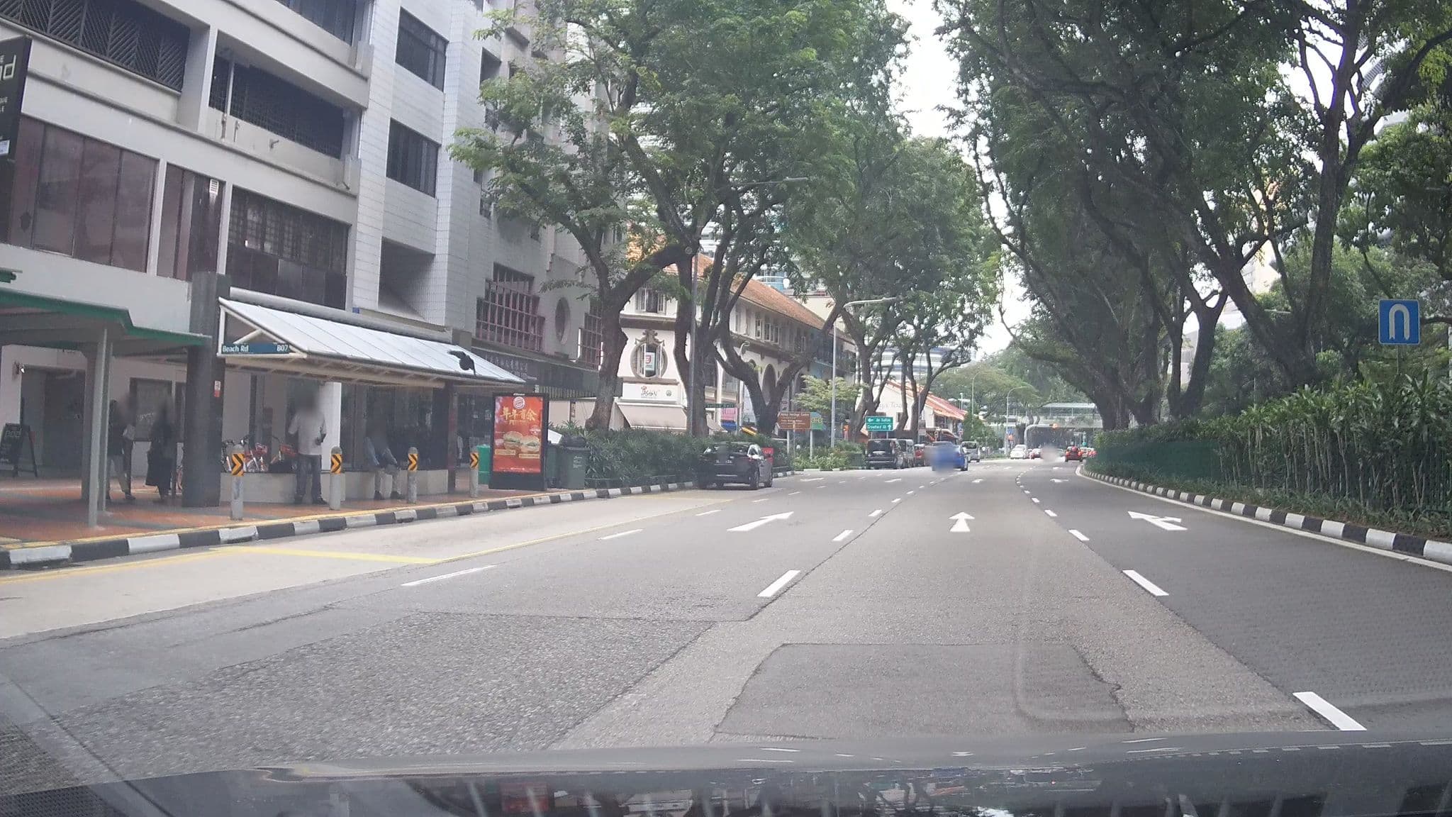 Street view near Fivestones hostel AT BEACH ROAD, Bugis — © ashishgrab (CC BY-SA · Mapillary)
