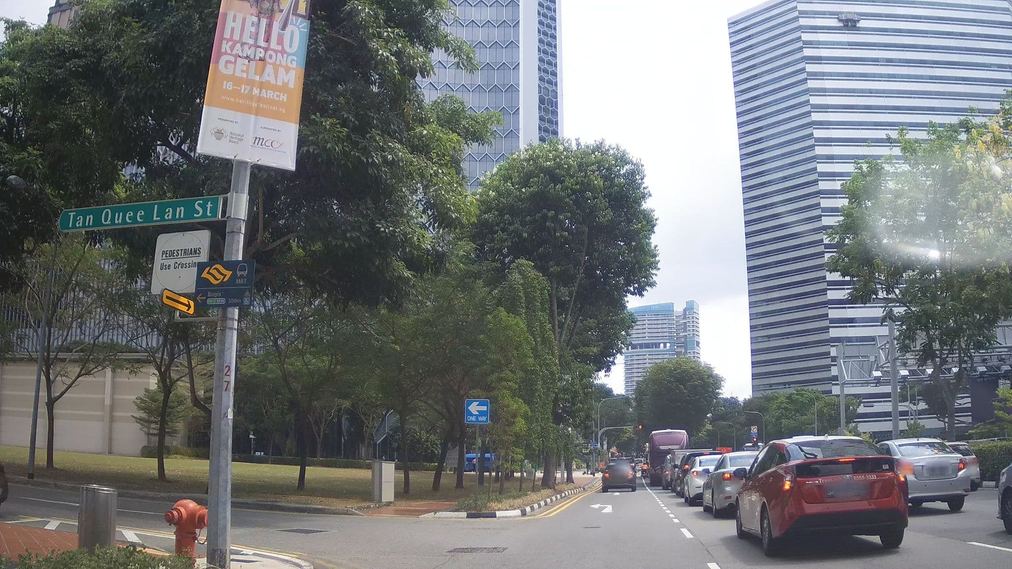 Street view near Marrison Hotel, Bugis — © ashishgrab (CC BY-SA · Mapillary)