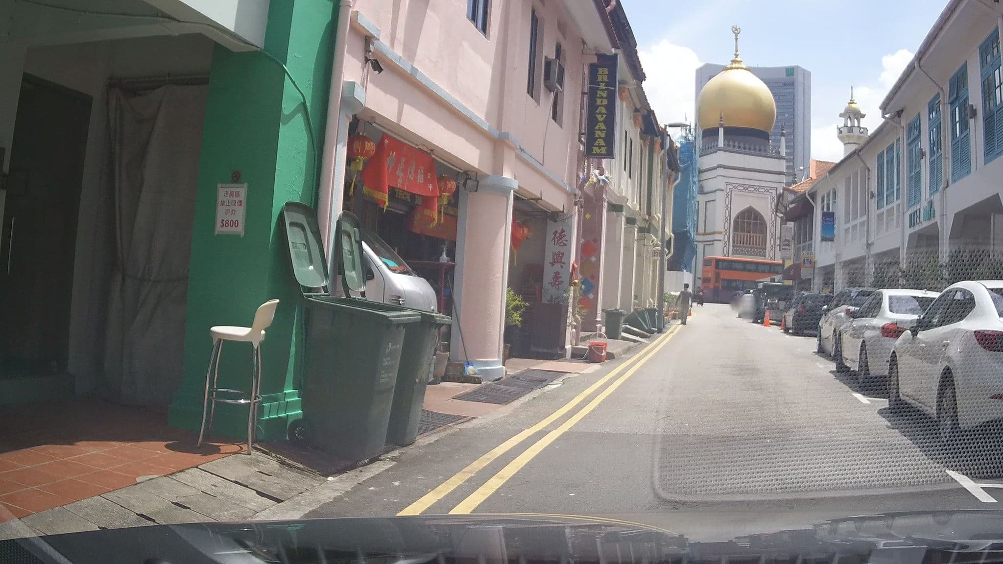 Street view near Coral Hostel, Bugis — © ashishgrab (CC BY-SA · Mapillary)