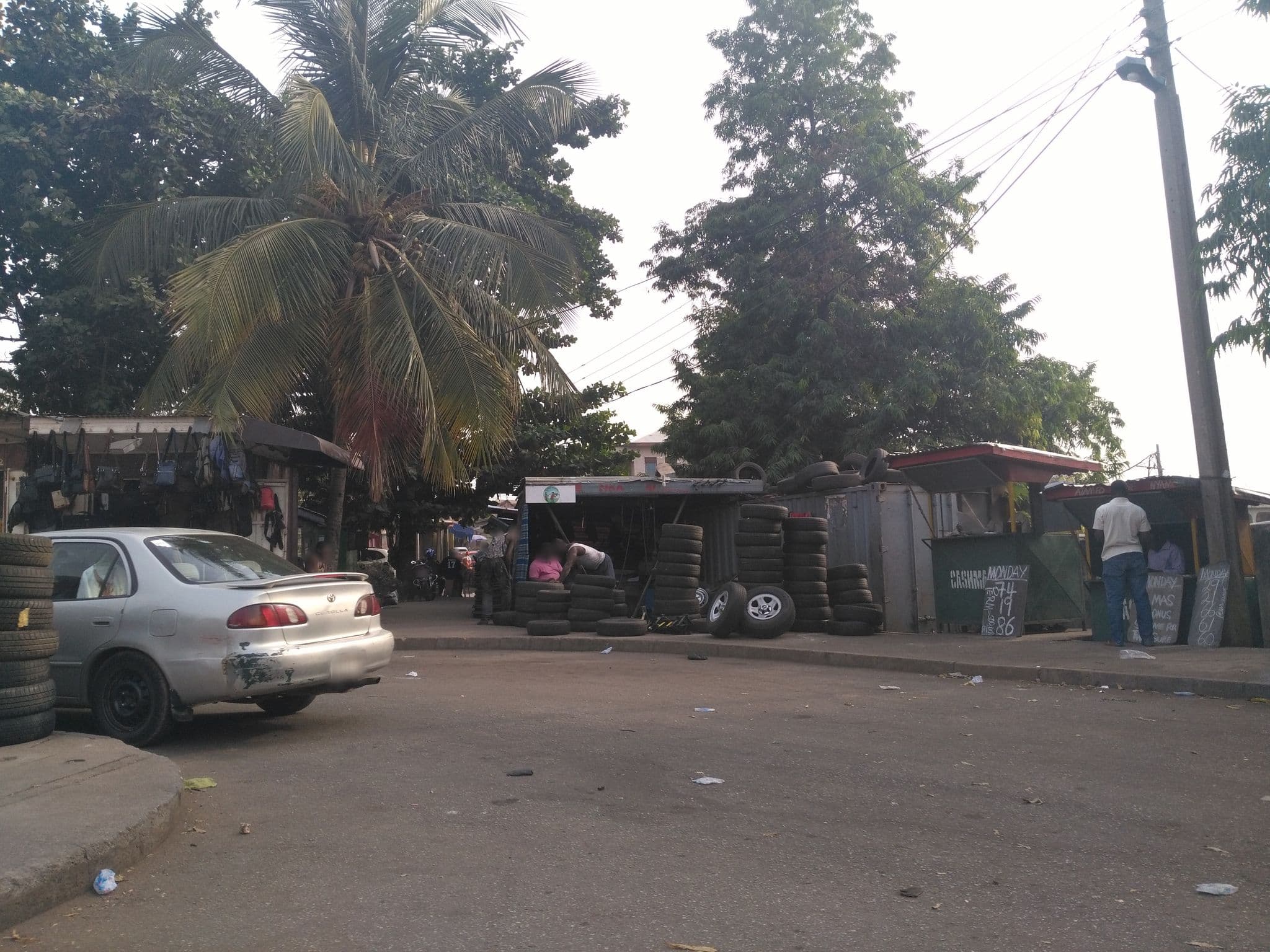 Street view near Guestline Lodge, Kumasi — © ralebipim (CC BY-SA · Mapillary)